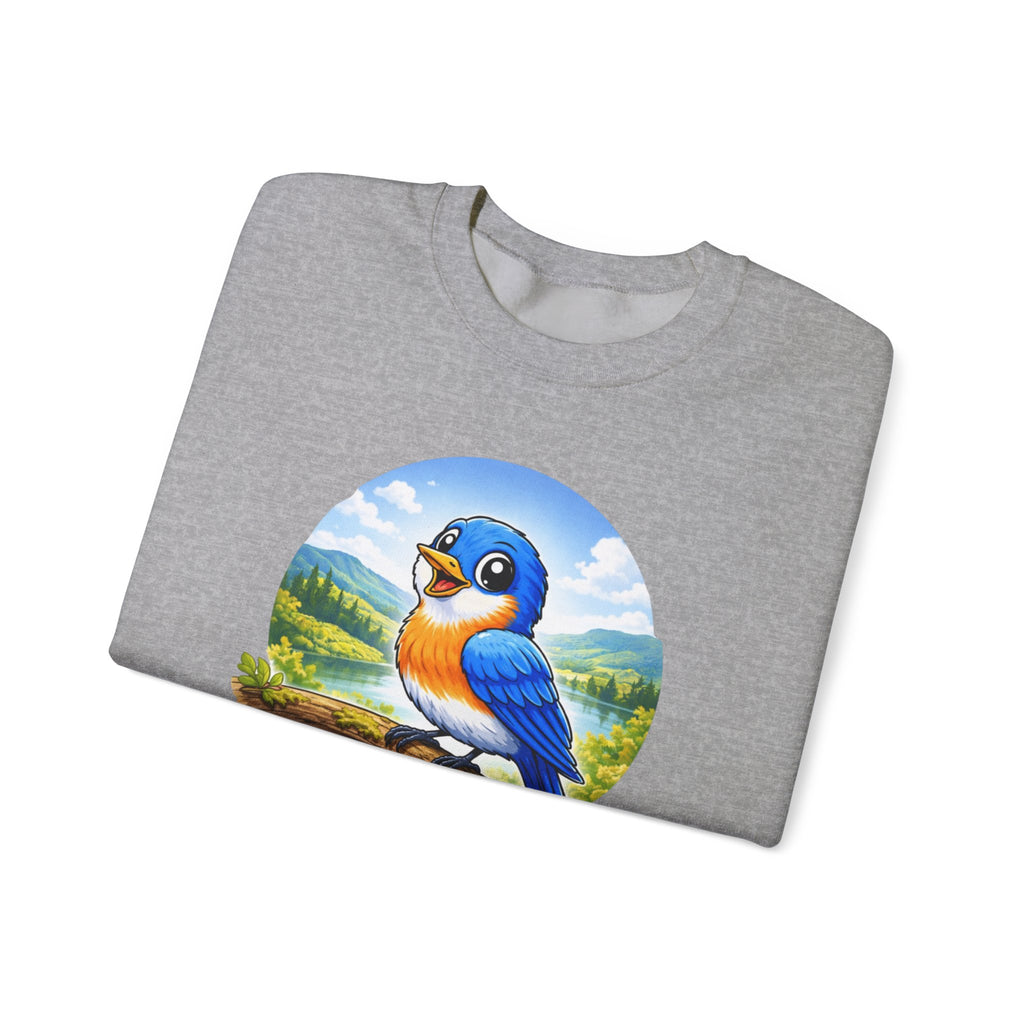 Bluebird Crewneck Sweatshirt — Copeland Bluebirds Vintage School Mascot Design