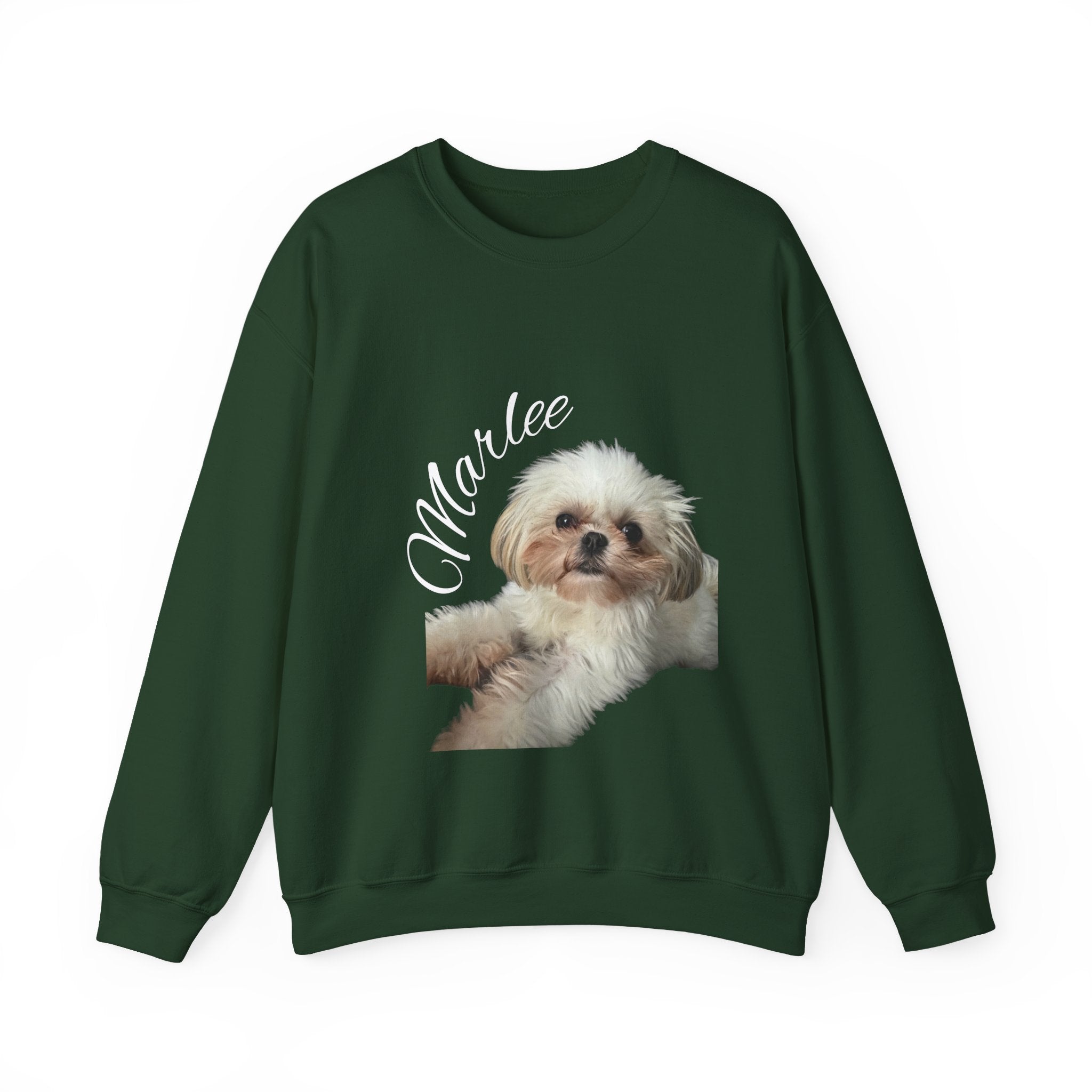 Cute Shih Tzu Puppy Crewneck Sweatshirt — Cozy Dog Lover Pullover
