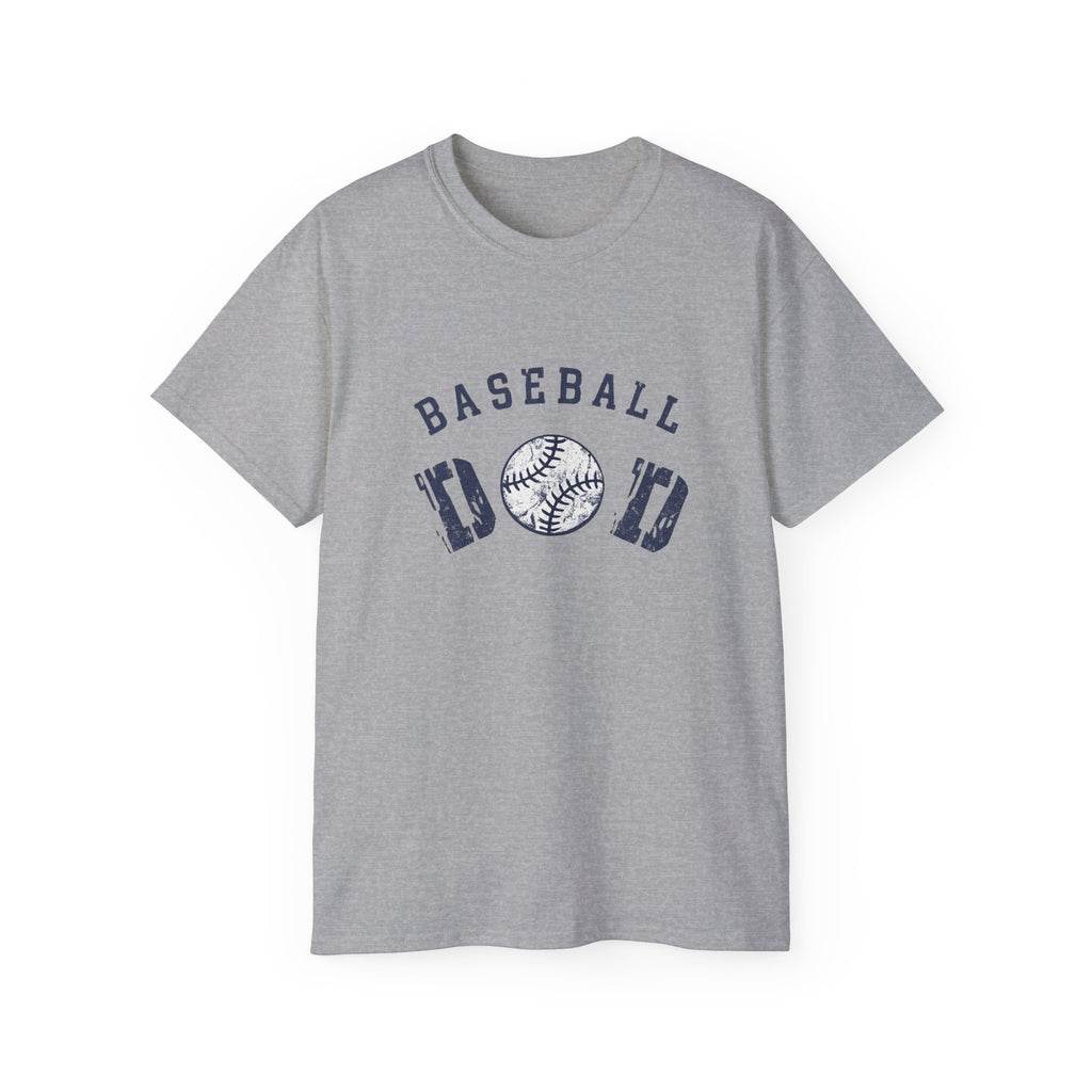 Baseball Dad T-Shirt — Vintage Baseball Graphic Tee for Fathers