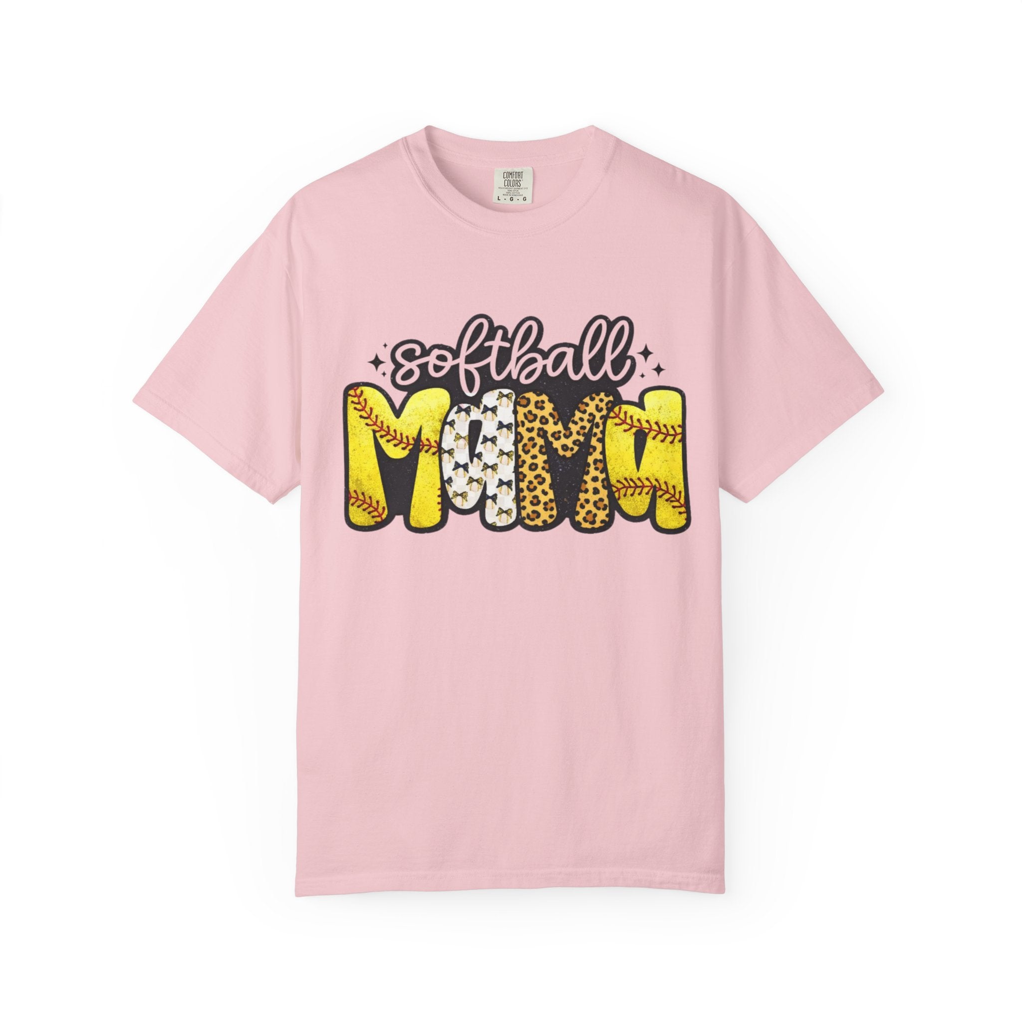 Softball Mom T-Shirt — Leopard & Stitch Graphic Tee