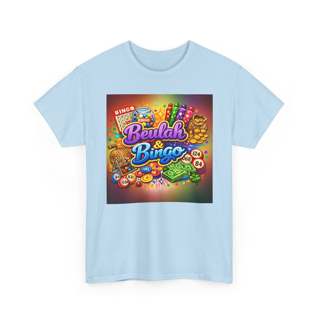 Berlah & Bingo T-Shirt — Retro Colorful Bingo Game Tee