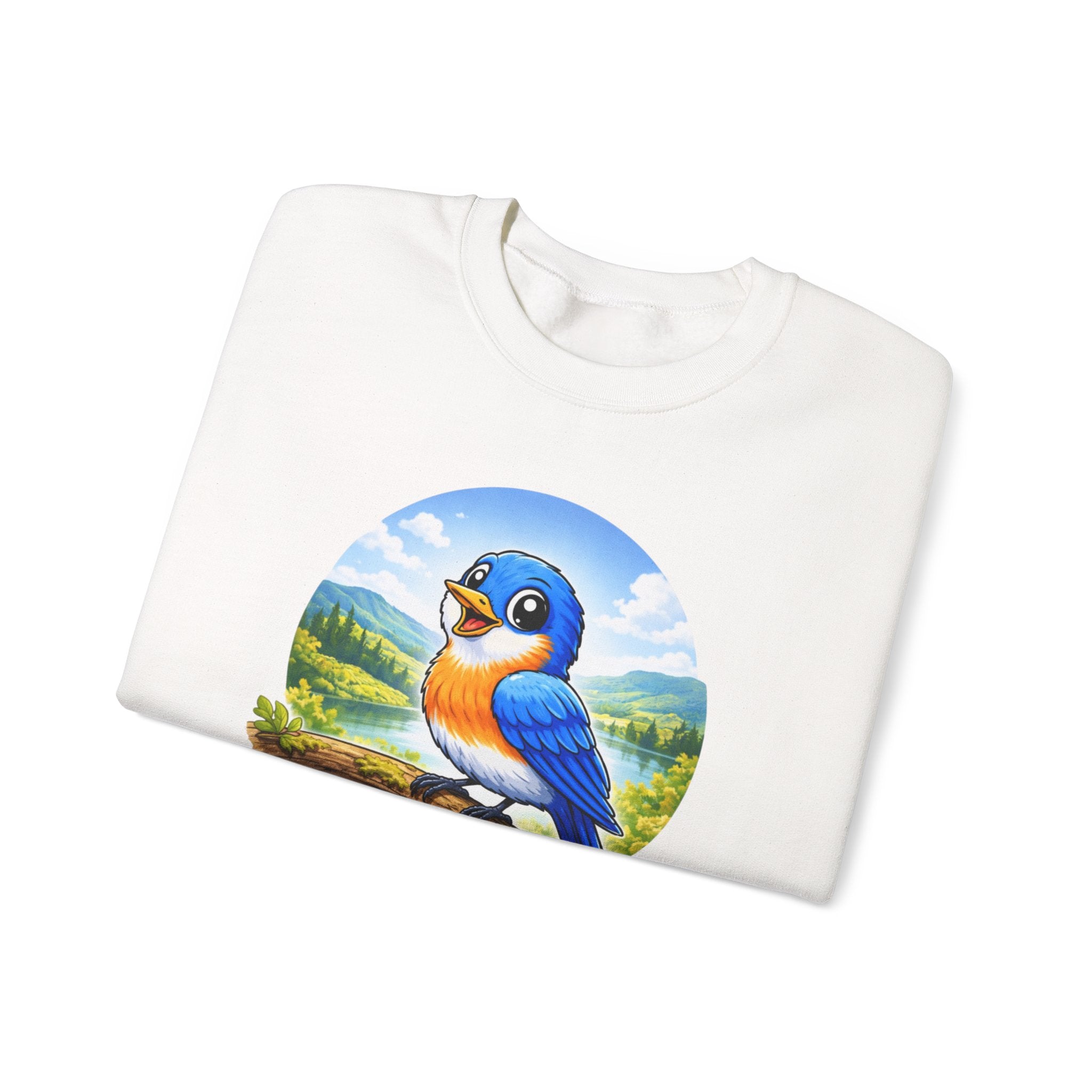 Bluebird Crewneck Sweatshirt — Copeland Bluebirds Vintage School Mascot Design