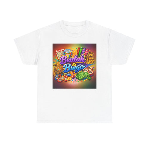 Berlah & Bingo T-Shirt — Retro Colorful Bingo Game Tee