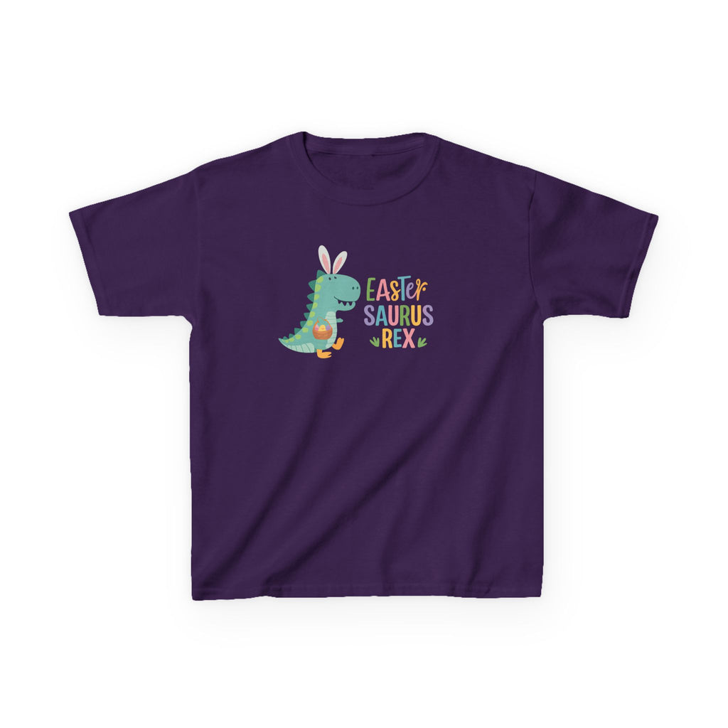 Kids T-Shirt — "Easter Saurus Rex" Cute Easter Dinosaur Tee