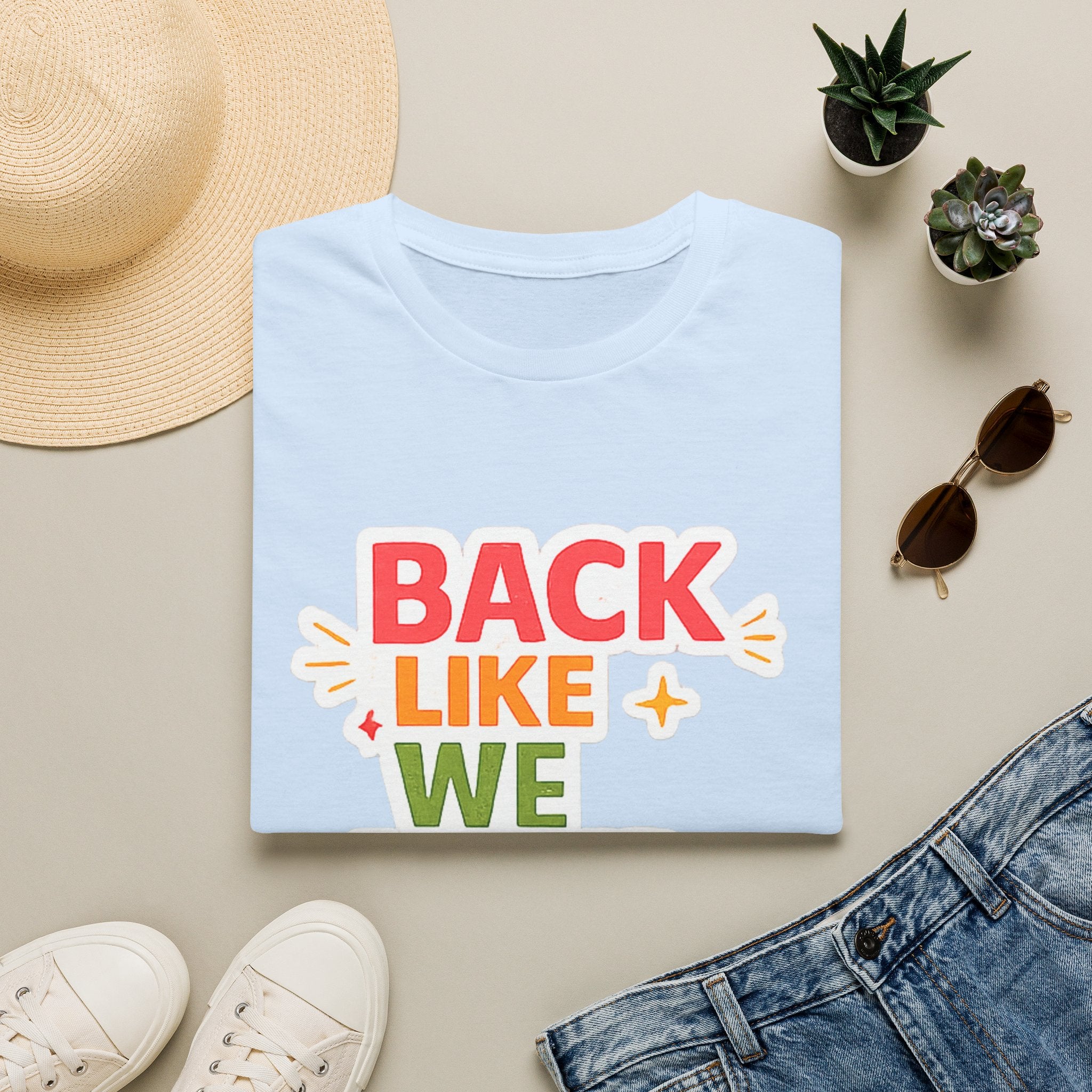 Back Like We Never Left T-Shirt — Retro Bold Reunion Tee