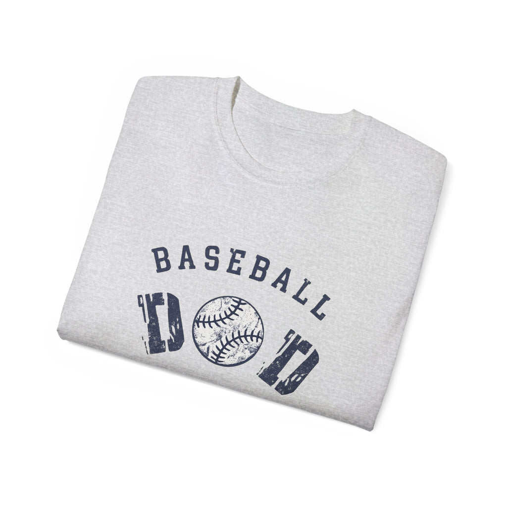 Baseball Dad T-Shirt — Vintage Baseball Graphic Tee for Fathers