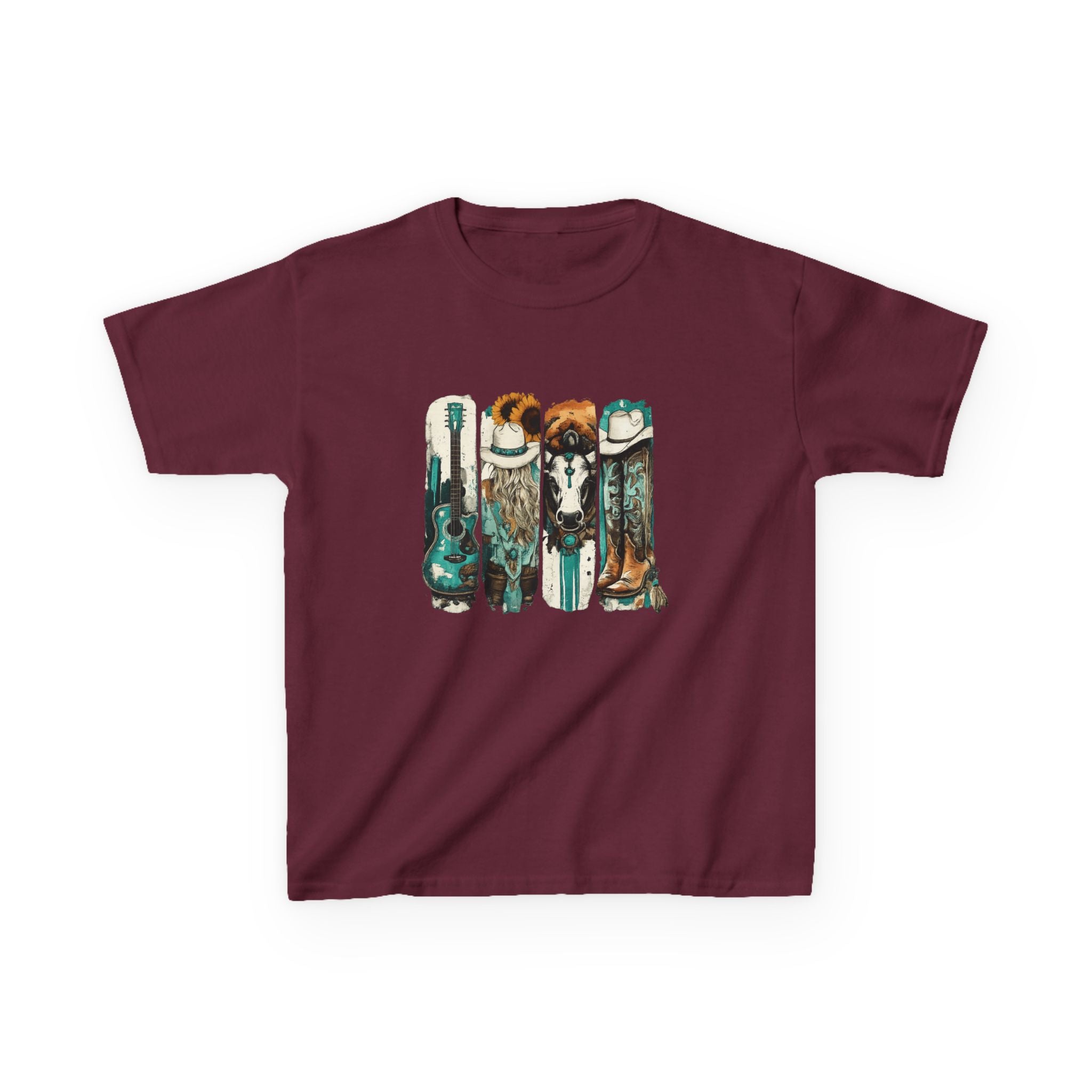 Kids Surfboard Dogs T‑Shirt – Cute Beach Pup Graphic Tee for Kids
