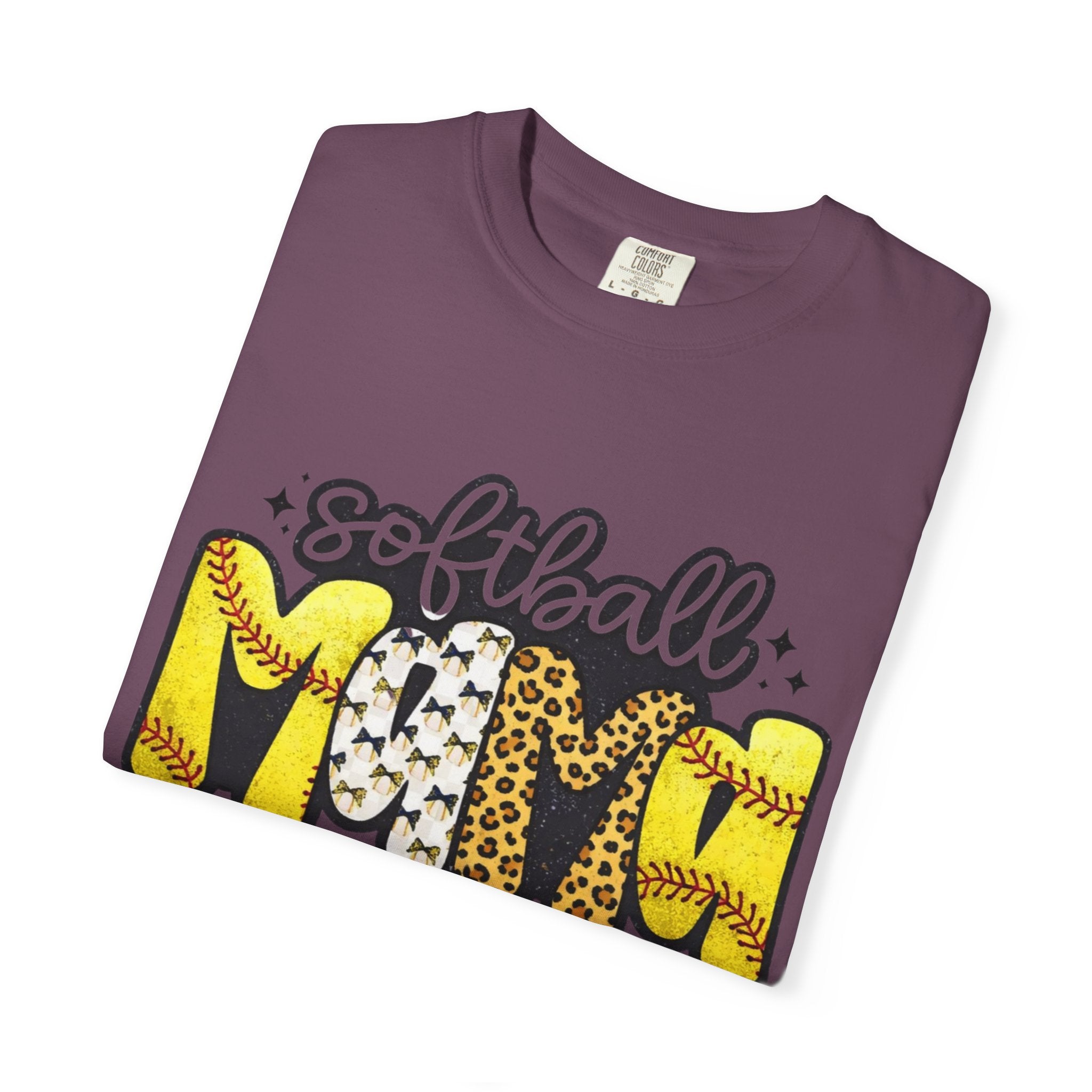 Softball Mom T-Shirt — Leopard & Stitch Graphic Tee