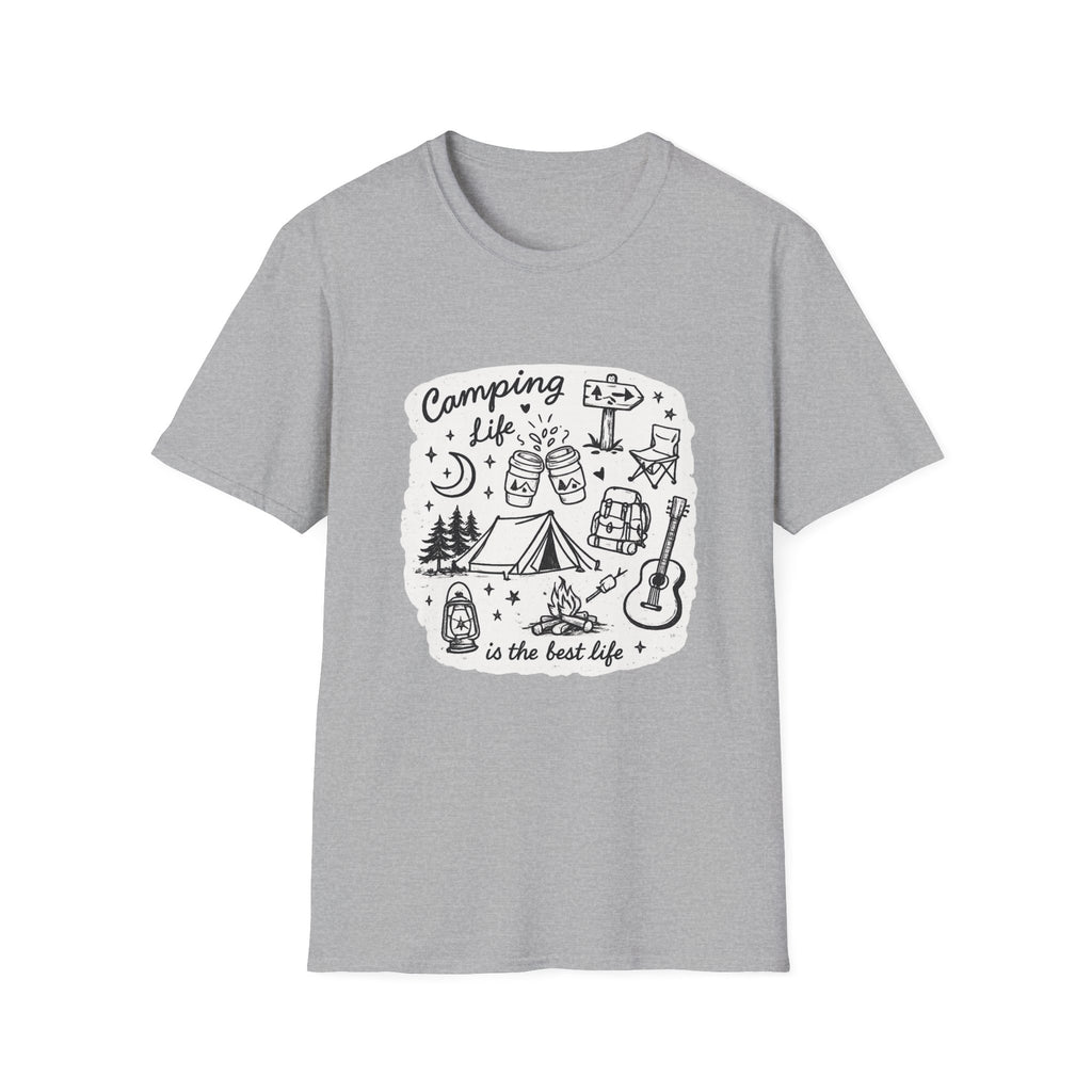 Camping Life T-Shirt — 'Camping Life is the Best Life' Graphic Tee for Outdoor Lovers