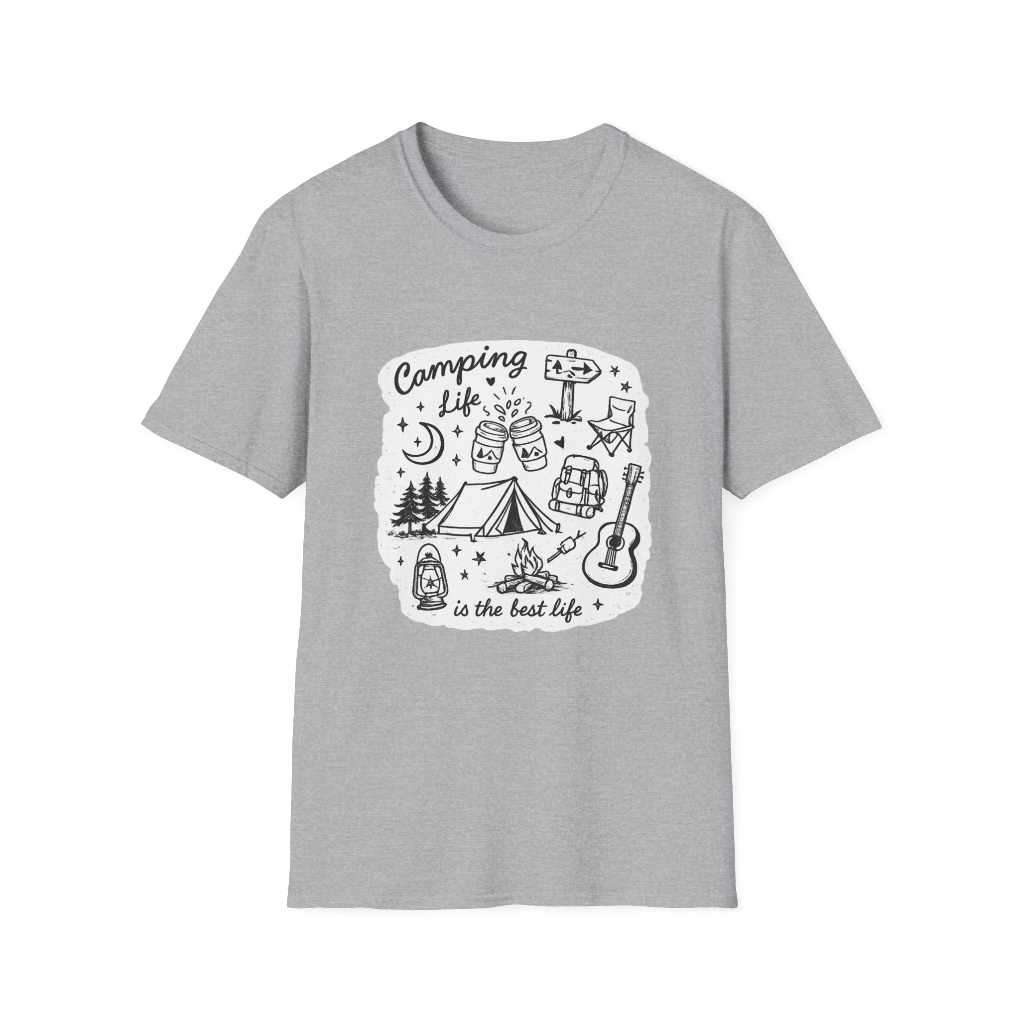 Camping Life T-Shirt — 'Camping Life is the Best Life' Graphic Tee for Outdoor Lovers