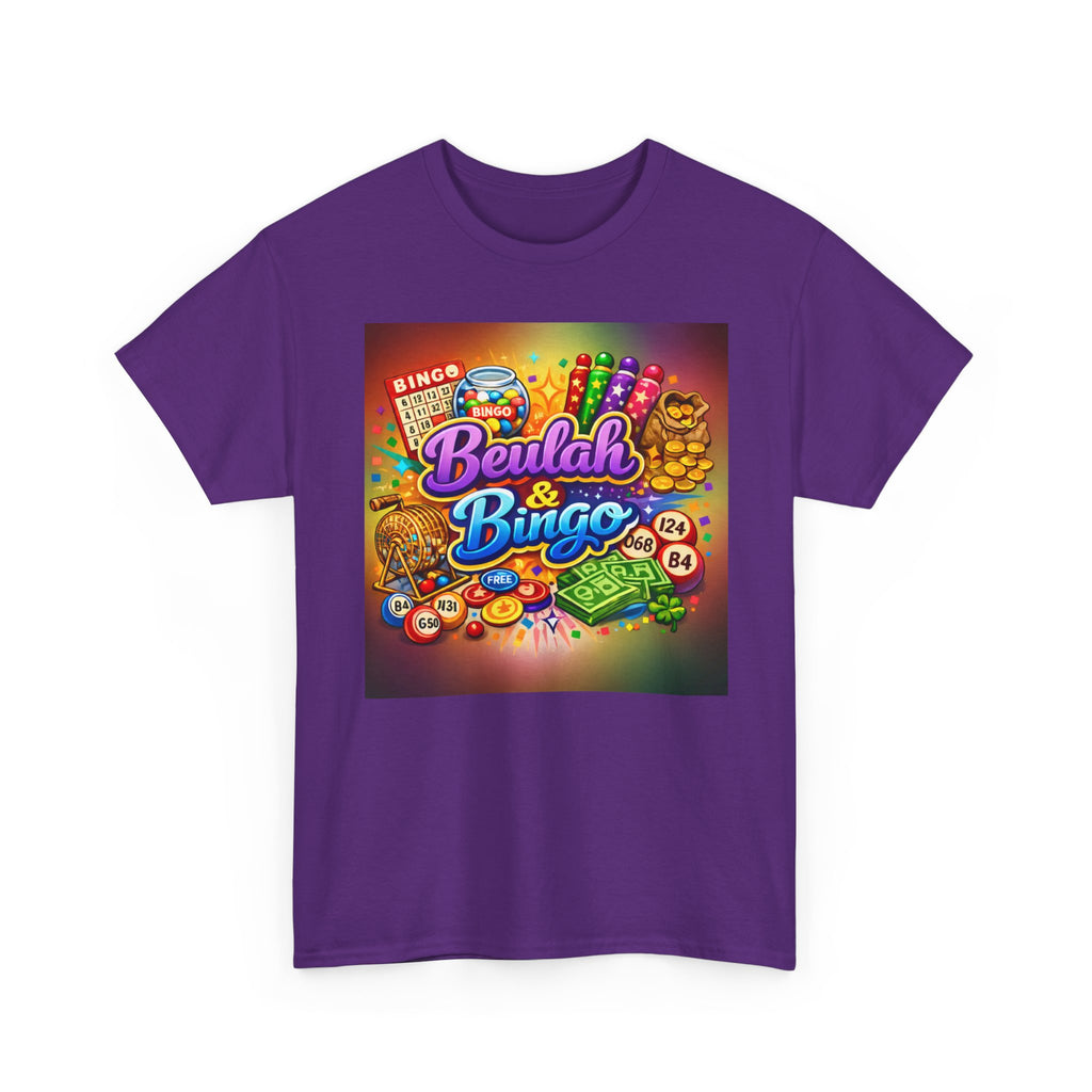 Berlah & Bingo T-Shirt — Retro Colorful Bingo Game Tee