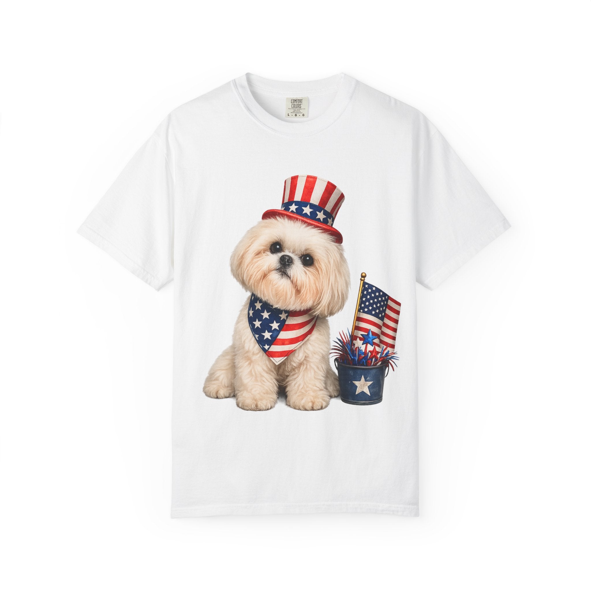 Patriotic Shih Tzu T-Shirt
