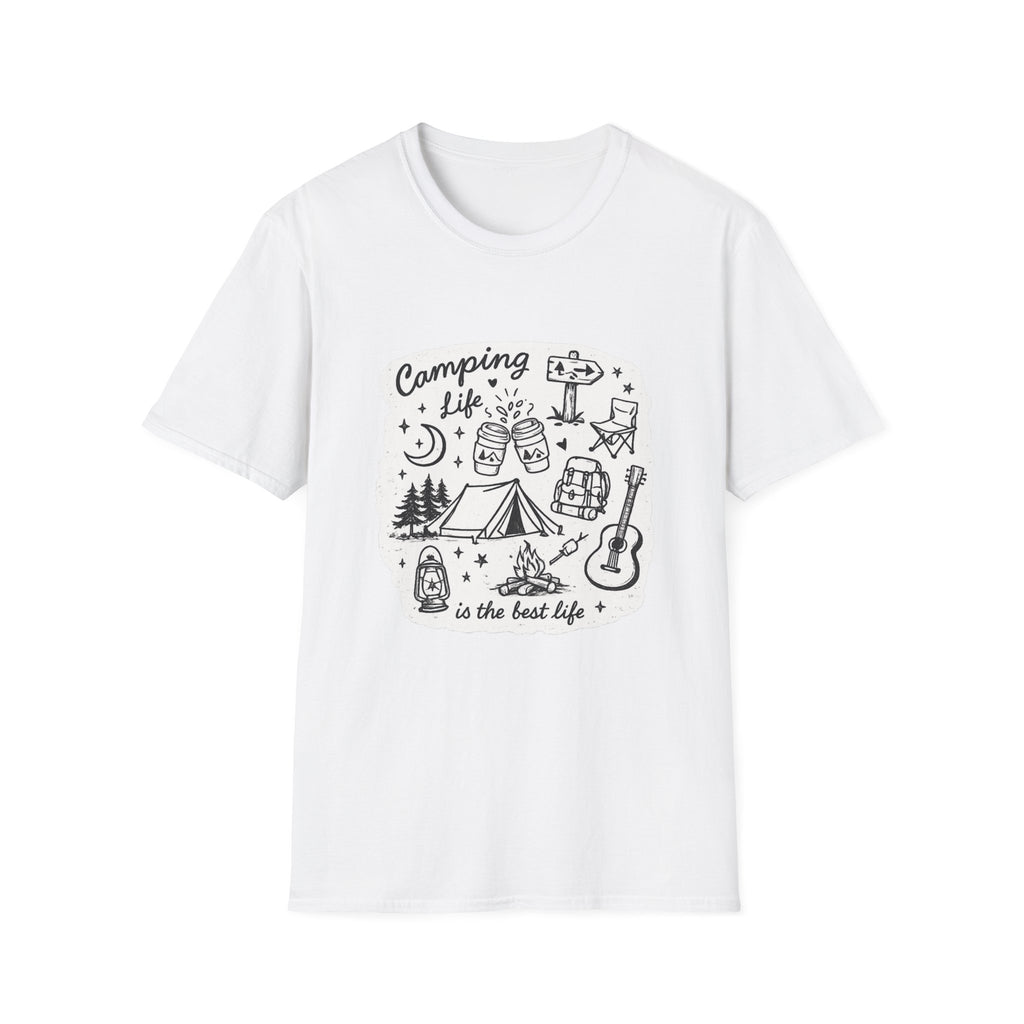 Camping Life T-Shirt — 'Camping Life is the Best Life' Graphic Tee for Outdoor Lovers