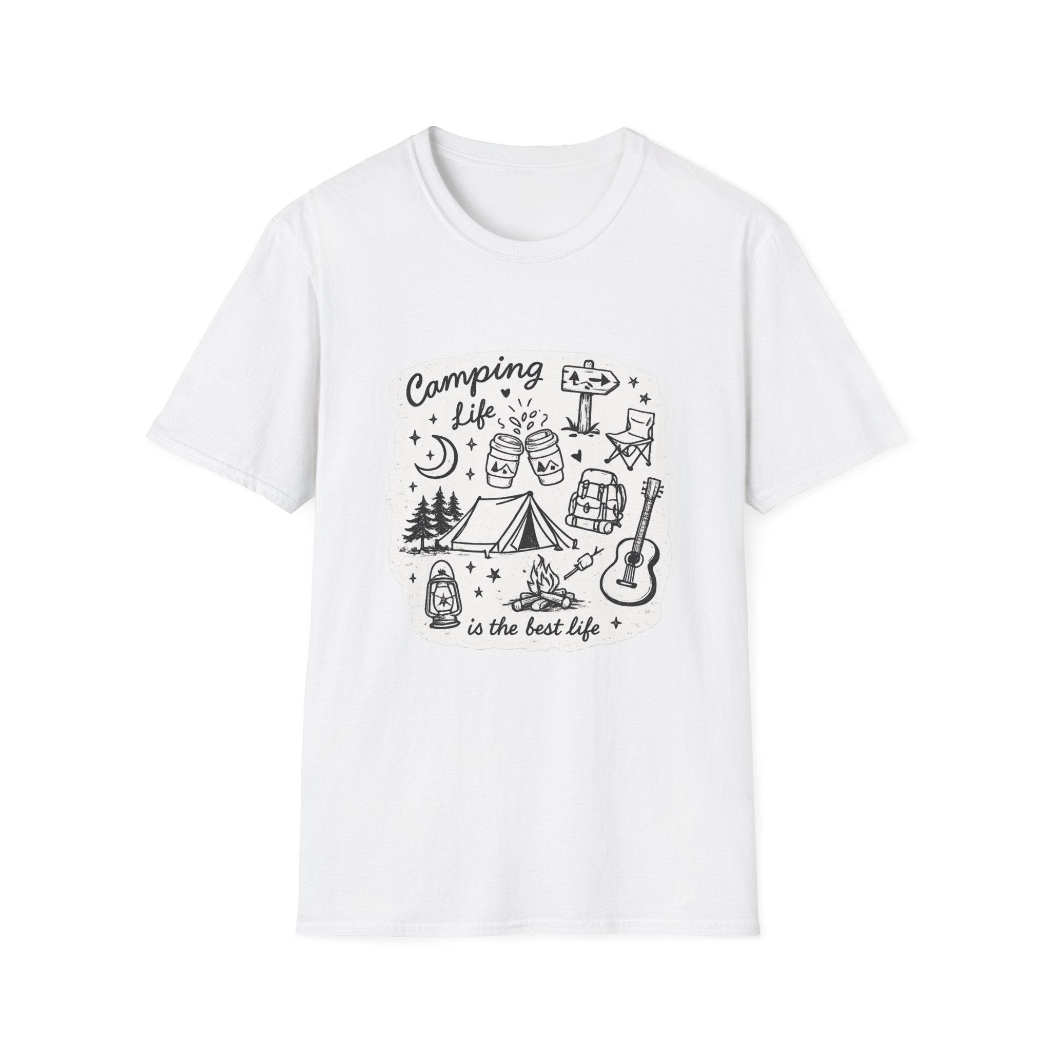 Camping Life T-Shirt — 'Camping Life is the Best Life' Graphic Tee for Outdoor Lovers