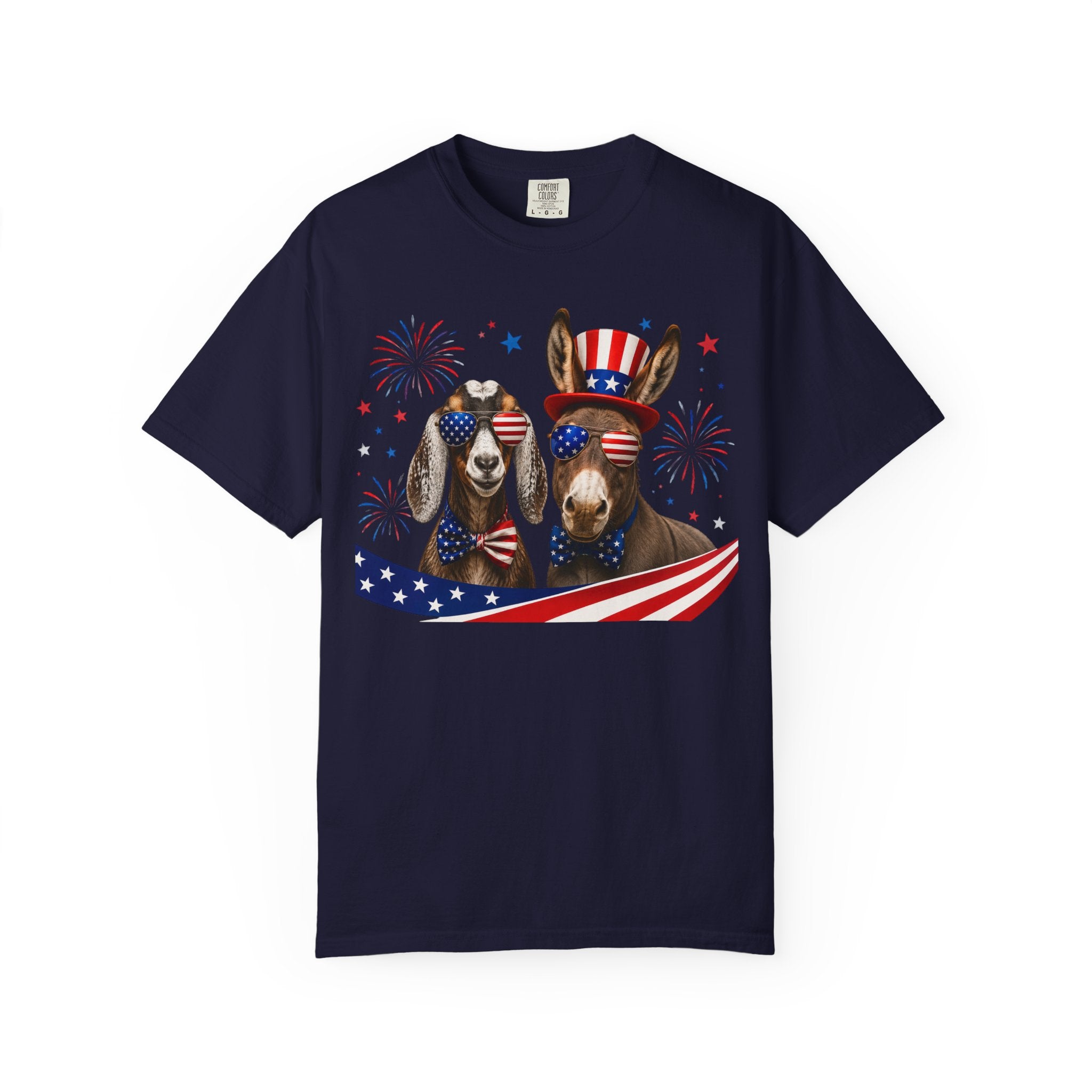Patriotic Donkeys T-Shirt – 4th of July American Flag Tee