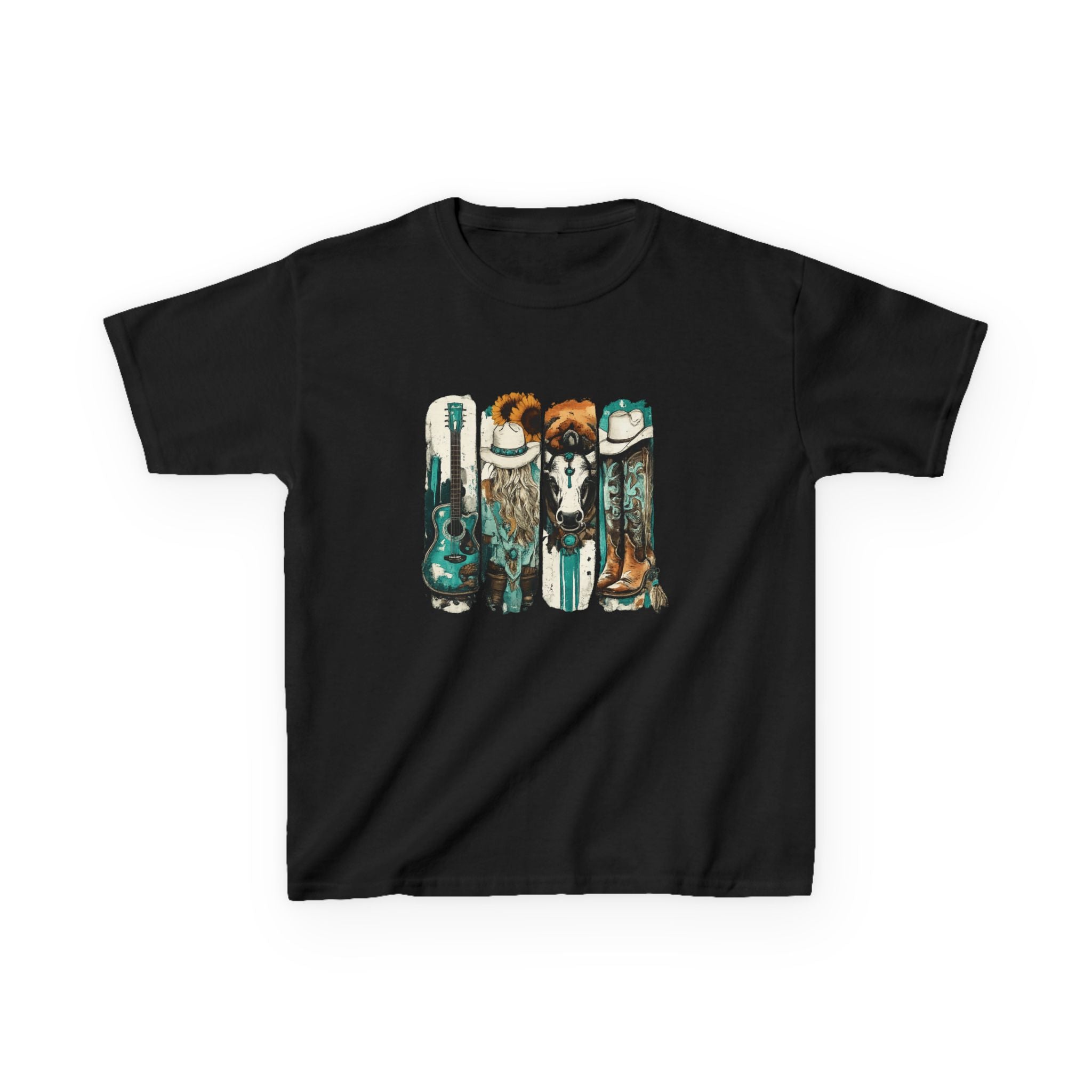 Kids Surfboard Dogs T‑Shirt – Cute Beach Pup Graphic Tee for Kids