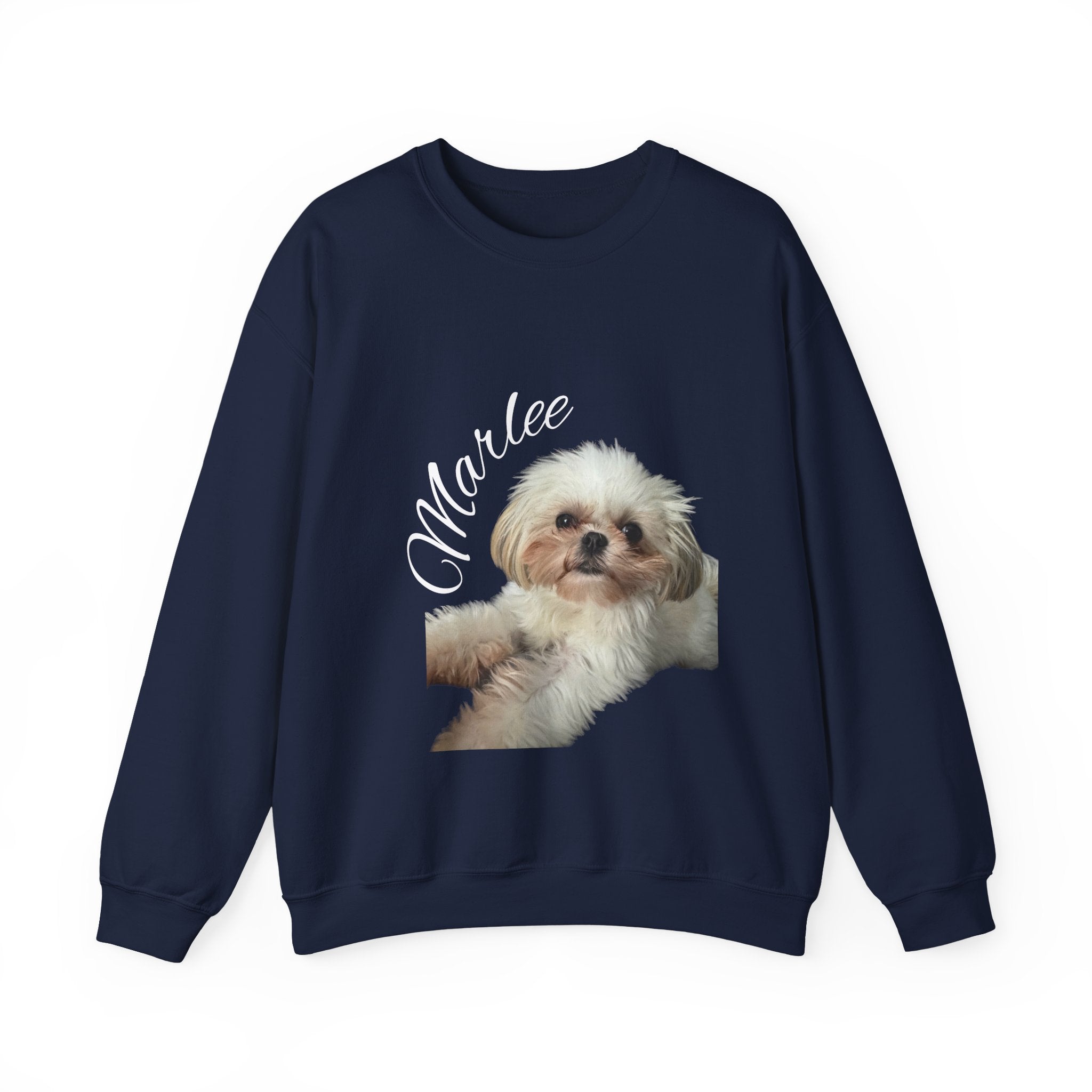 Cute Shih Tzu Puppy Crewneck Sweatshirt — Cozy Dog Lover Pullover