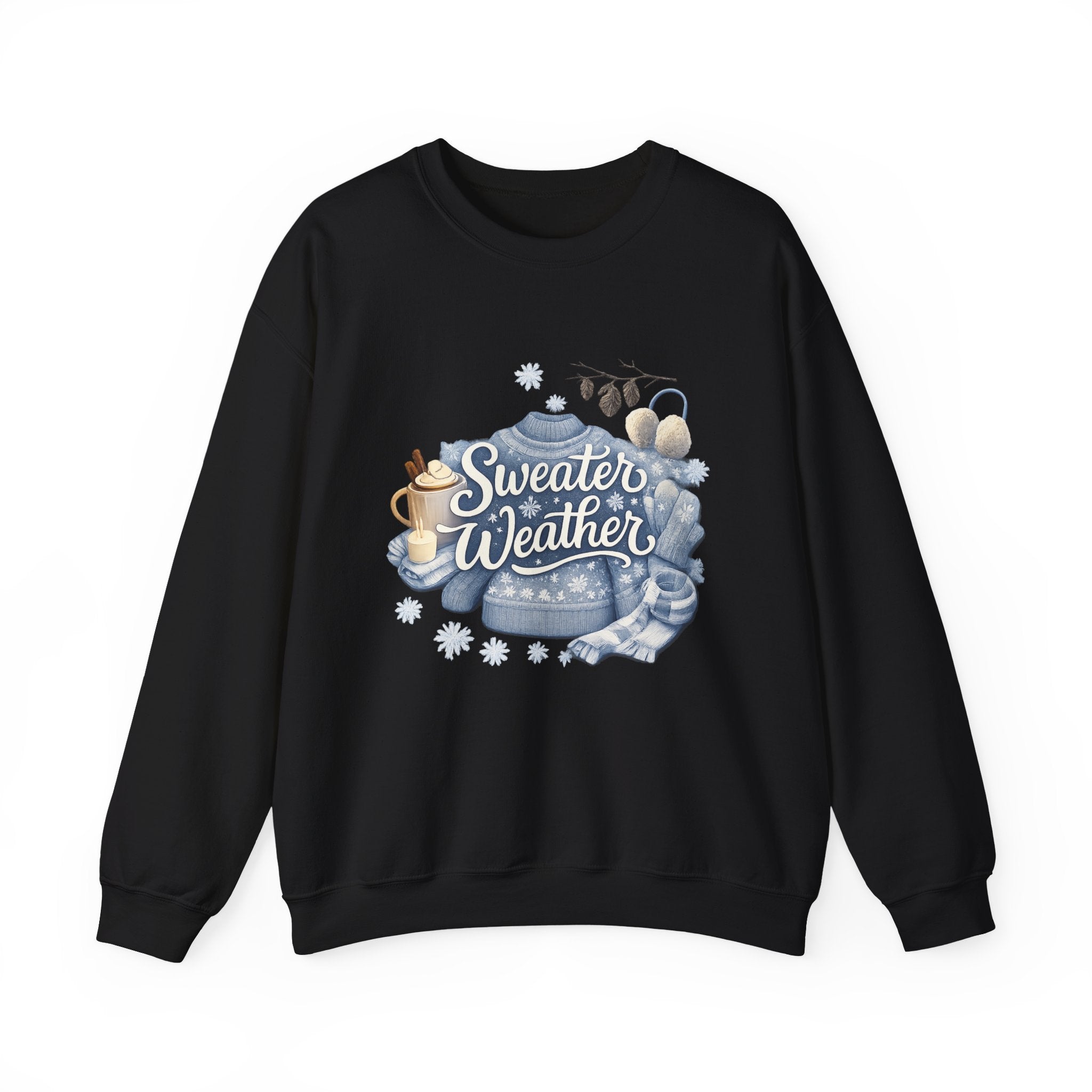 Sweater Weather Crewneck Sweatshirt — Cozy Winter Graphic Sweatshirt