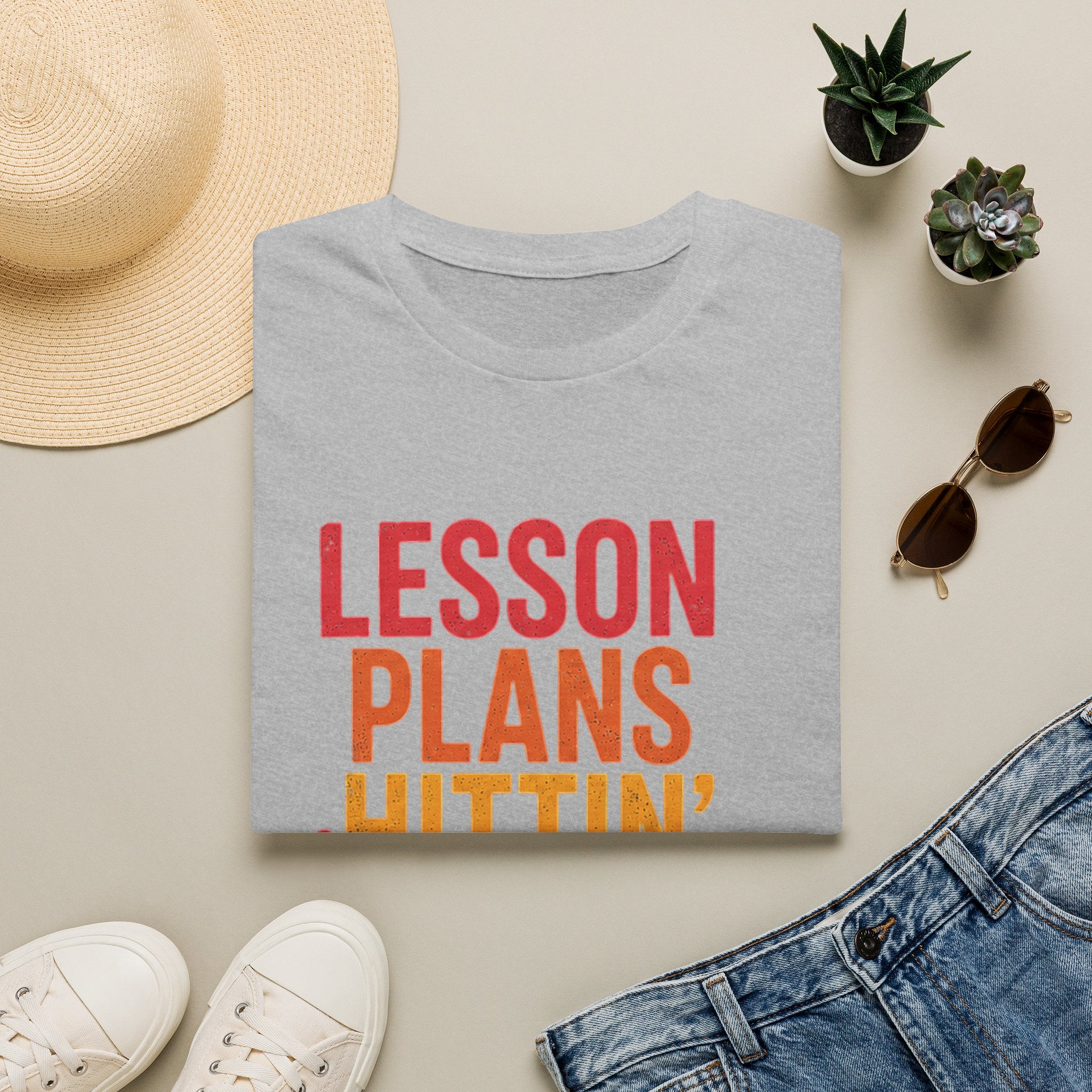 Teacher T-Shirt — "Lesson Plans Hittin' Like a Mixtape" Retro Teacher Gift