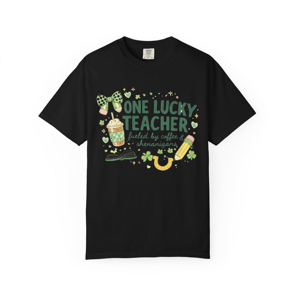 Teacher T-Shirt — "One Lucky Teacher" St. Patrick’s Day Graphic Tee
