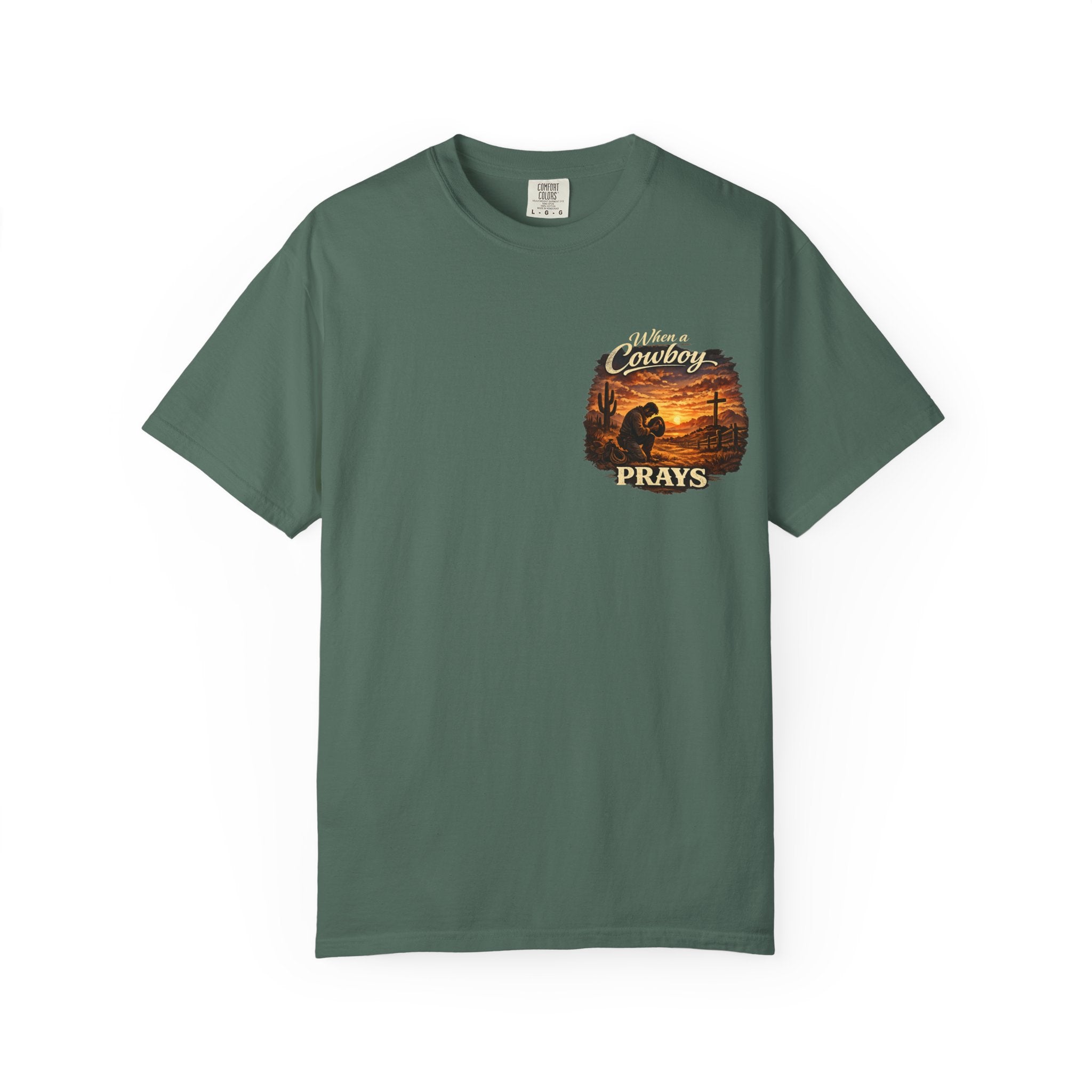 When a Cowboy Prays T-Shirt