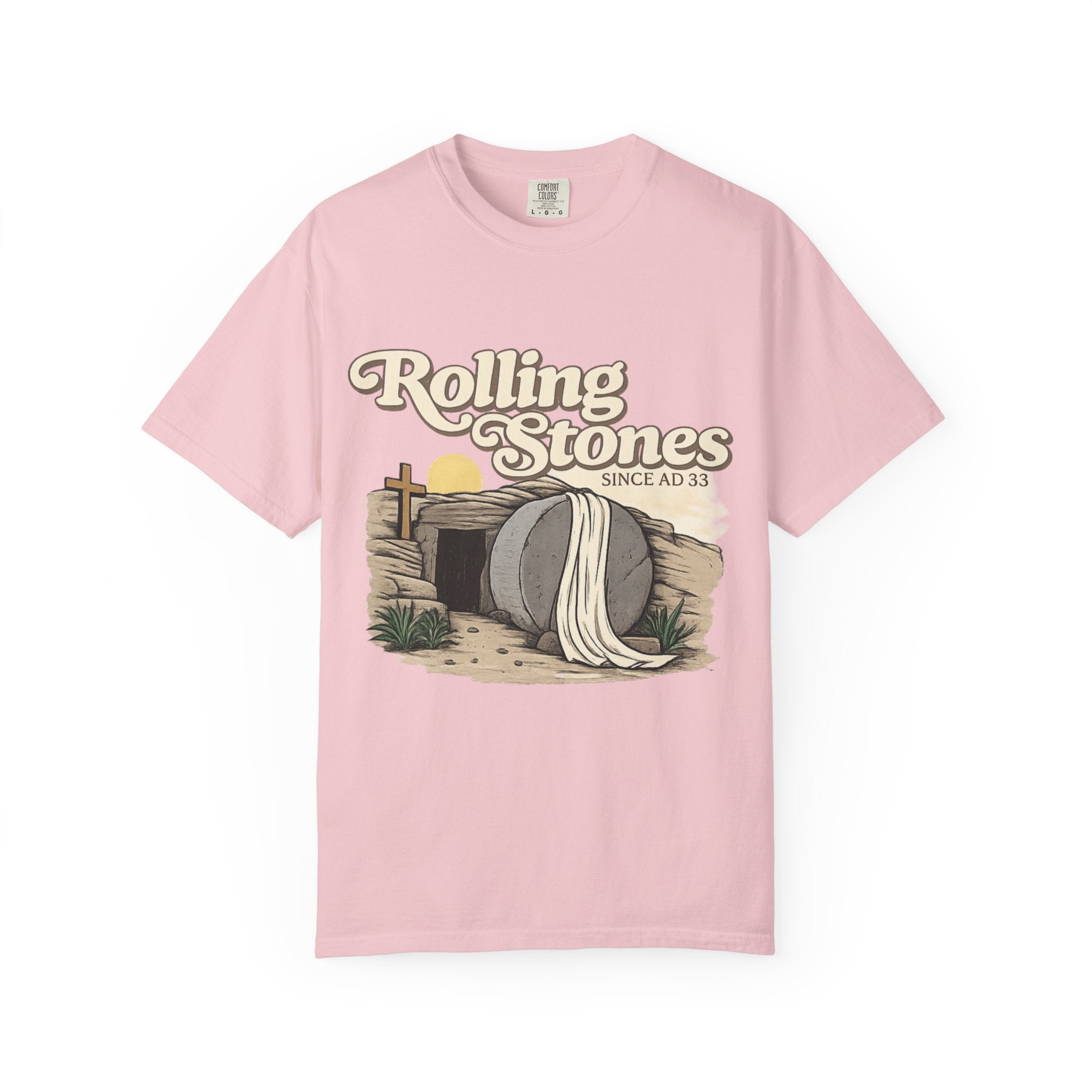 T-Shirt — Vintage 'Rolling Stones' Tomb Design