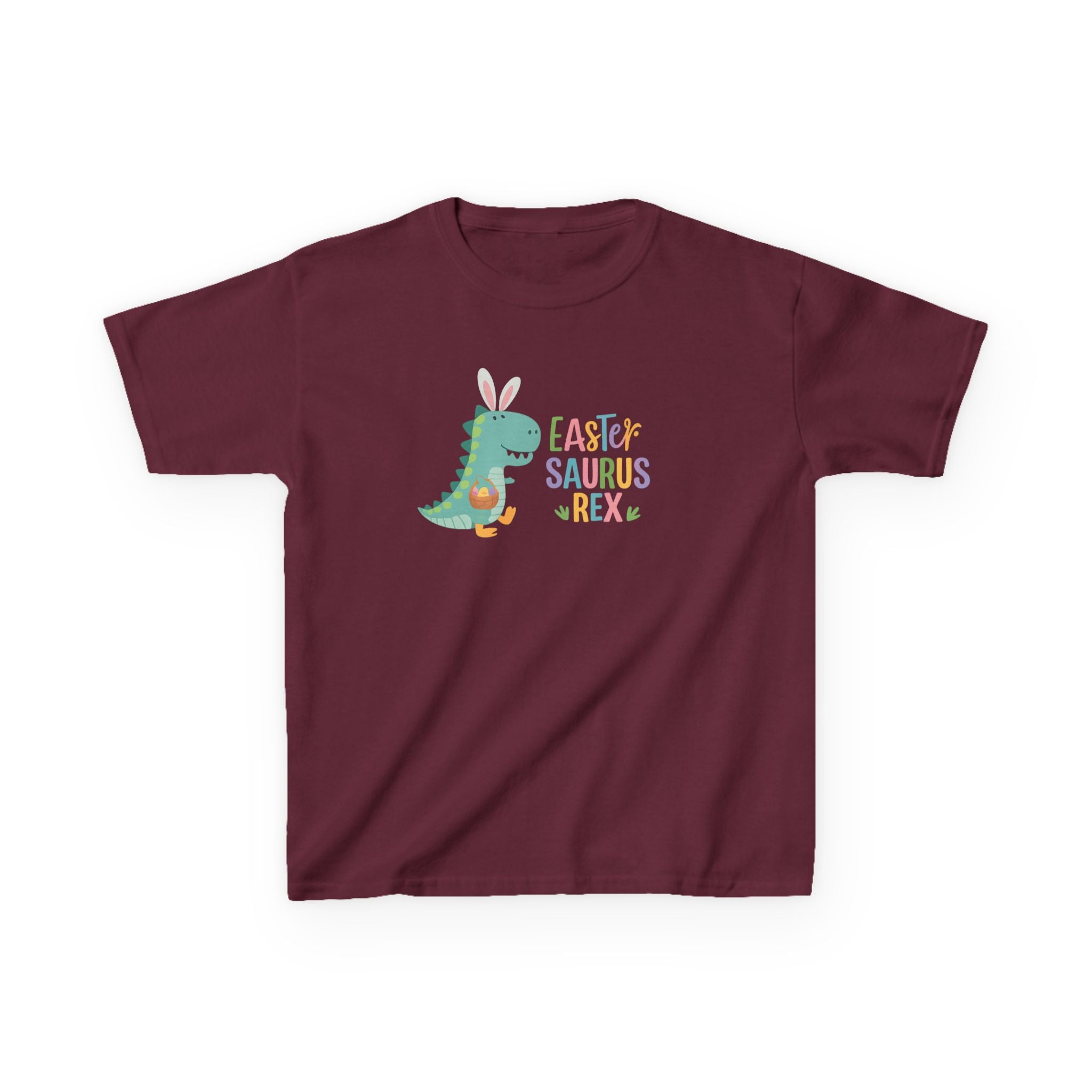 Kids T-Shirt — "Easter Saurus Rex" Cute Easter Dinosaur Tee