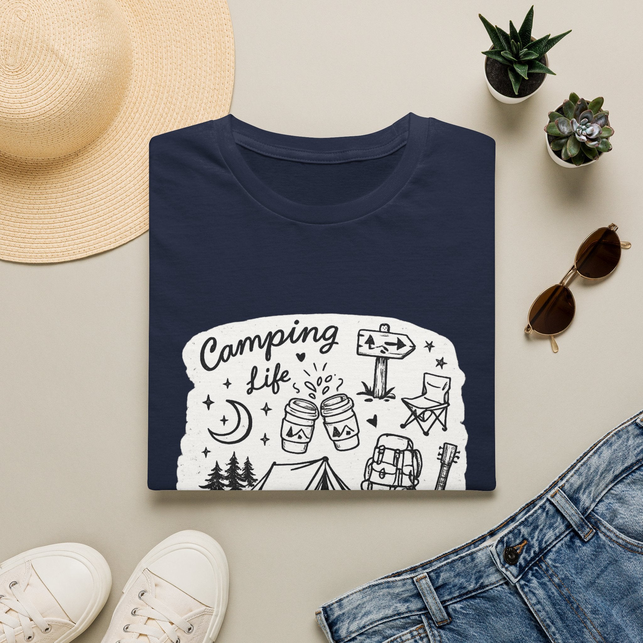 Camping Life T-Shirt — 'Camping Life is the Best Life' Graphic Tee for Outdoor Lovers