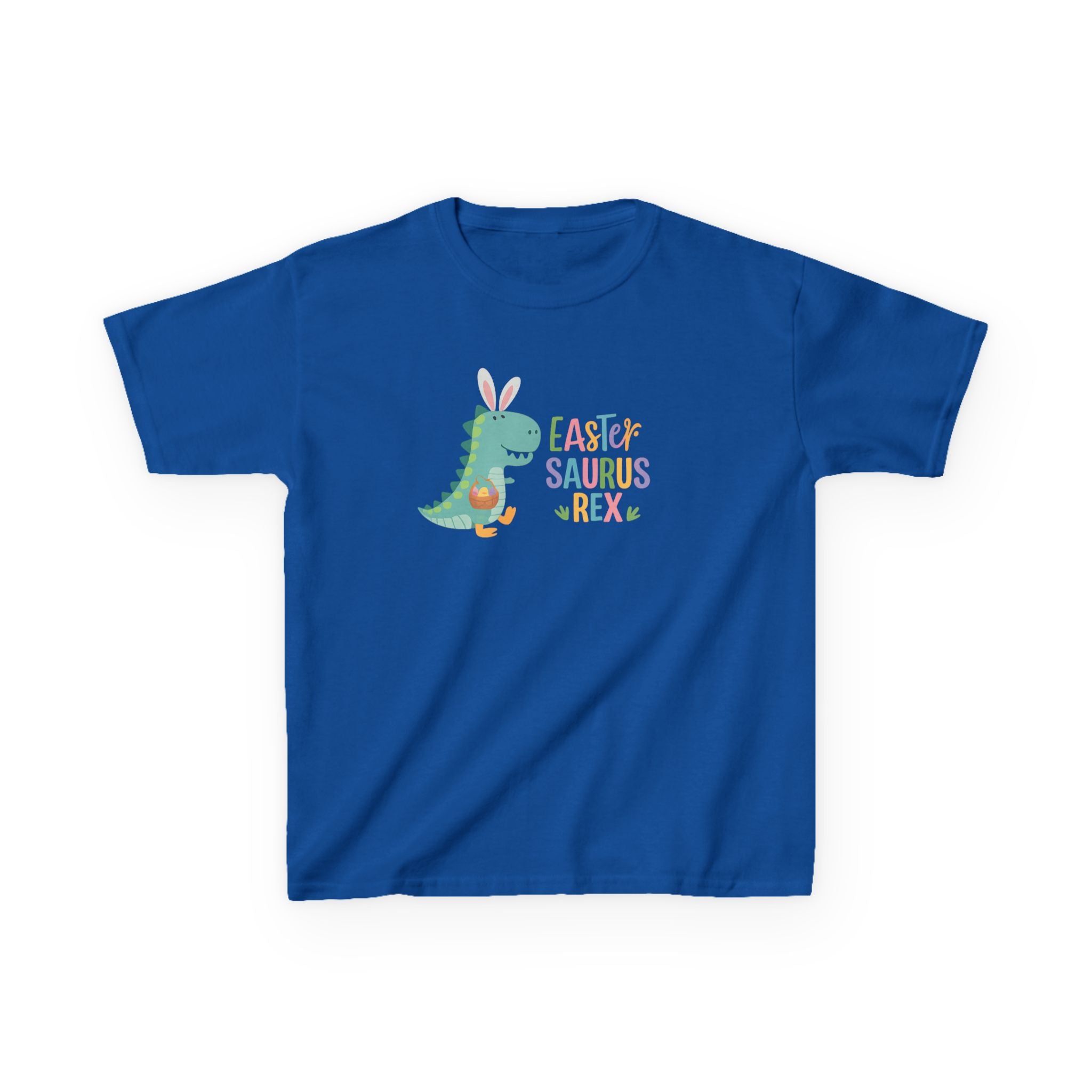Kids T-Shirt — "Easter Saurus Rex" Cute Easter Dinosaur Tee