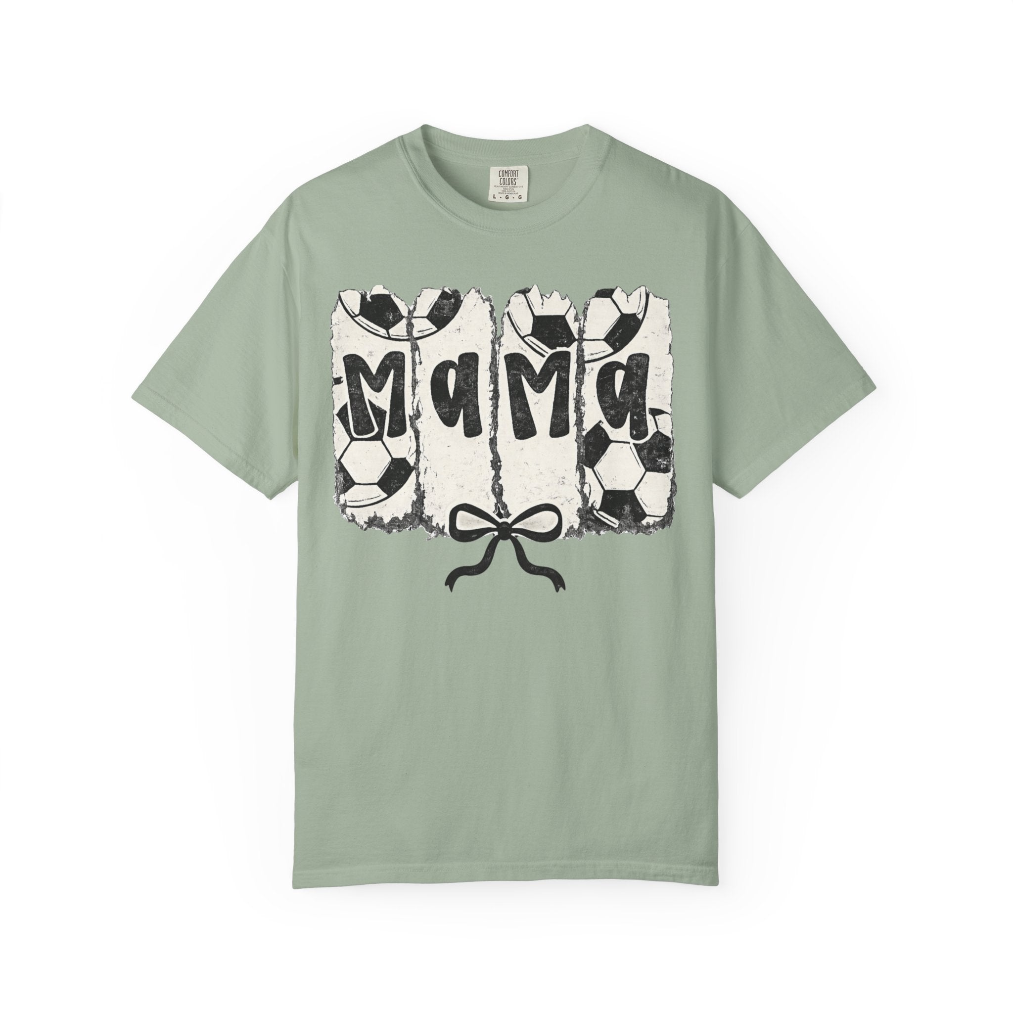 Mama Soccer T-Shirt — Vintage Soccer Ball Mama Tee for Moms