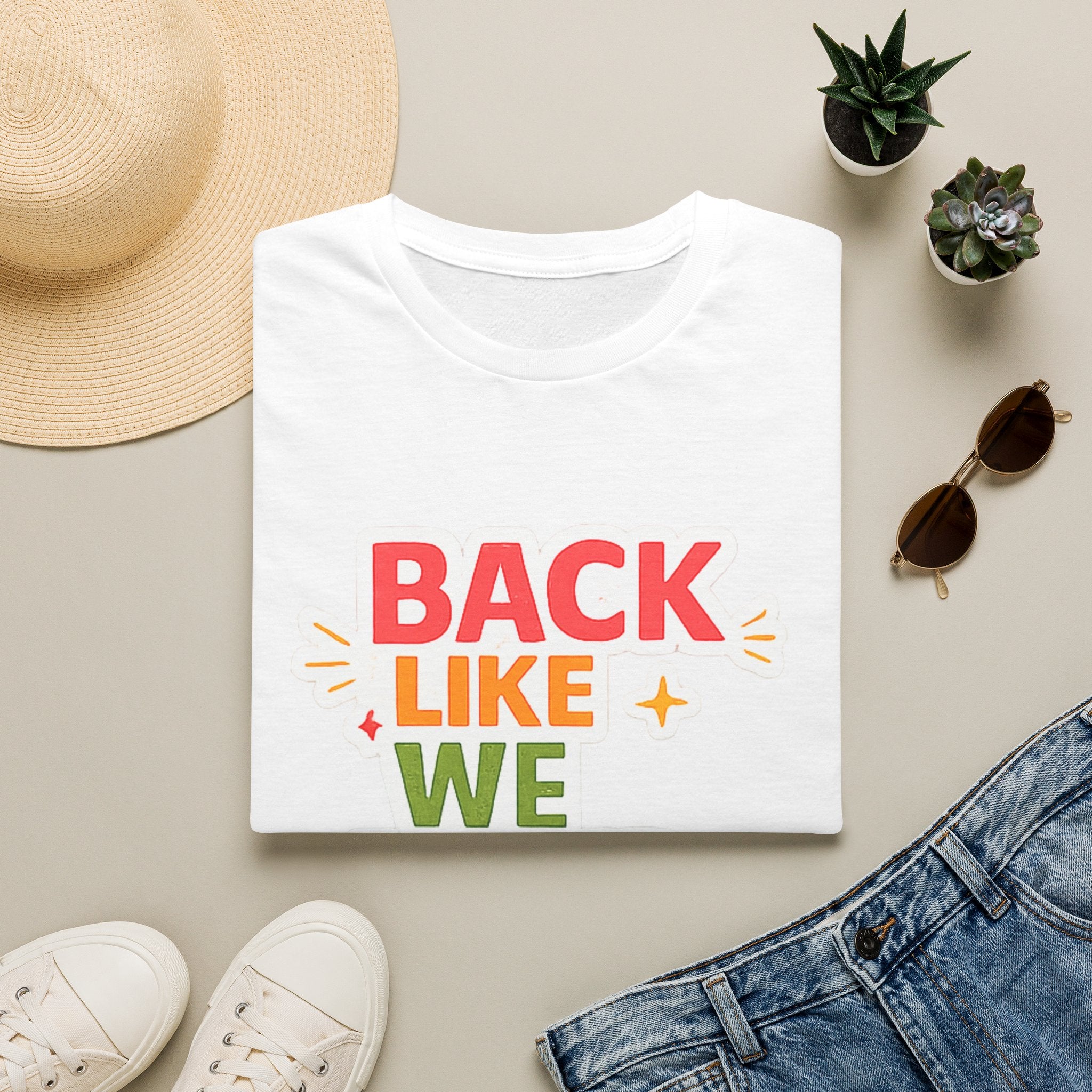 Back Like We Never Left T-Shirt — Retro Bold Reunion Tee
