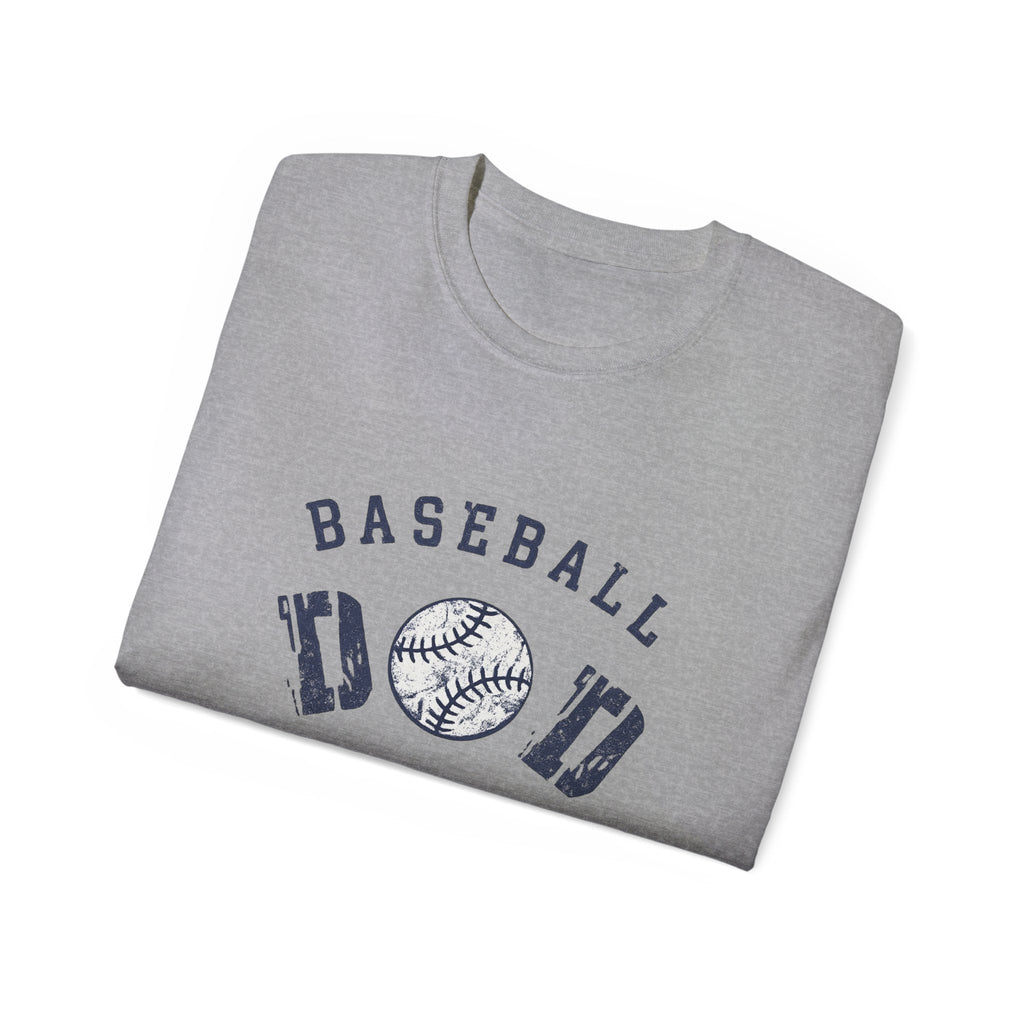 Baseball Dad T-Shirt — Vintage Baseball Graphic Tee for Fathers