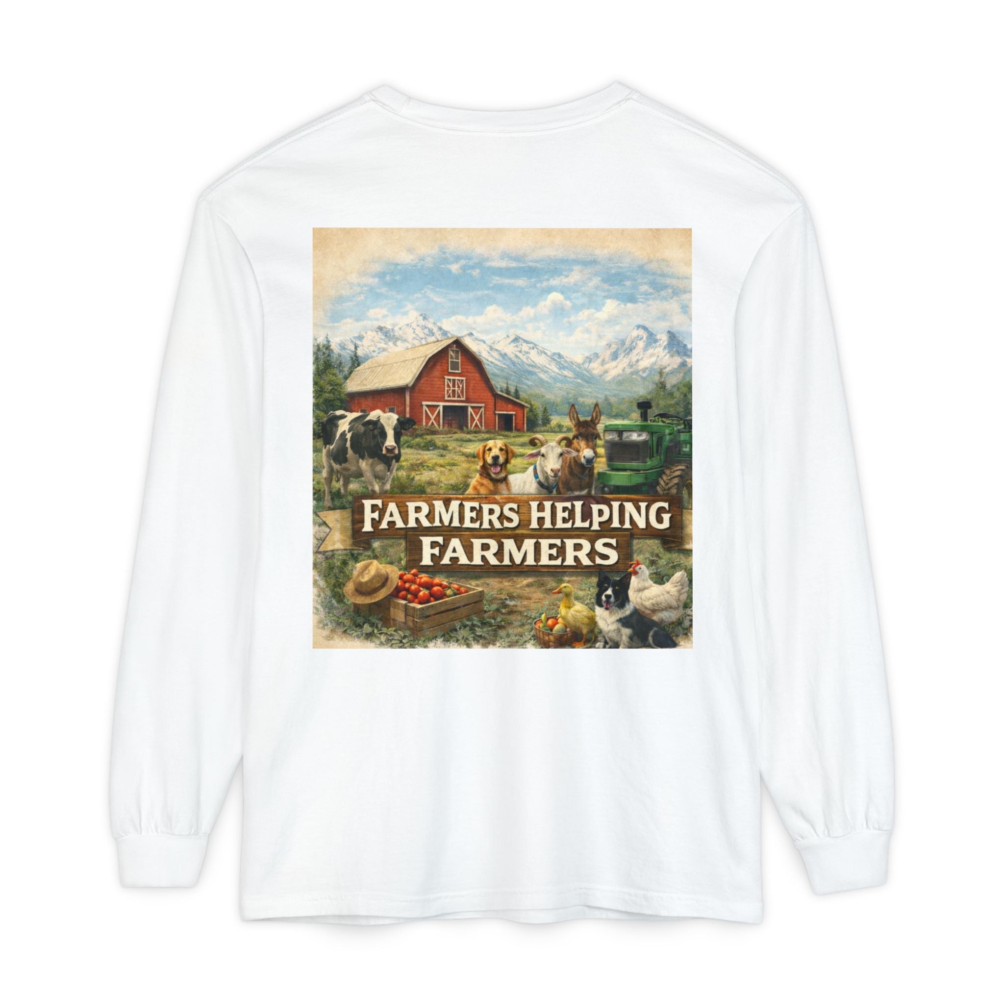Farmers Helping Farmers Long Sleeve Tee