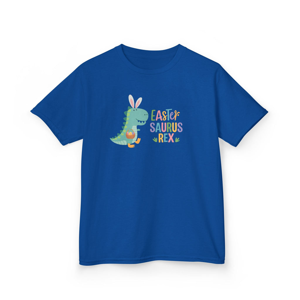 Kids T-Shirt — "Easter Saurus Rex" Cute Easter Dinosaur Tee