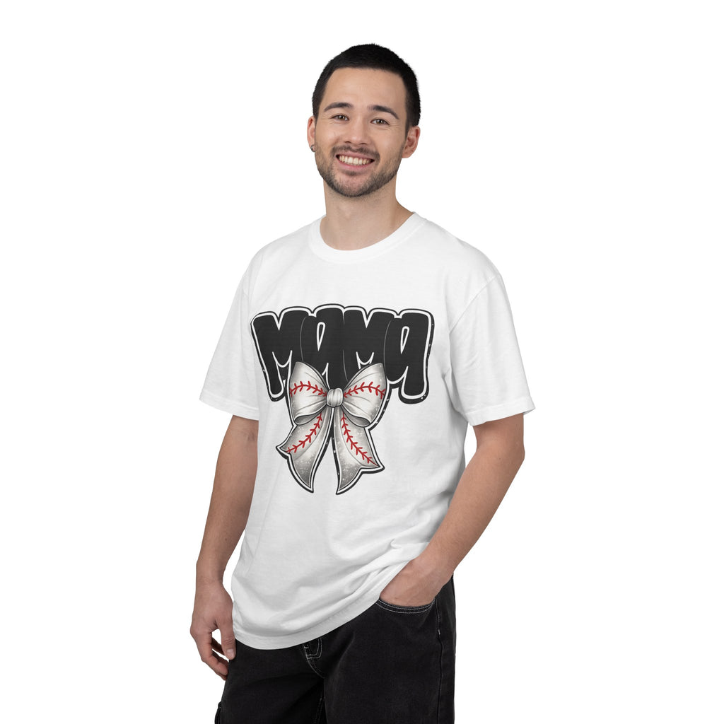 Mama Baseball Bow T-Shirt