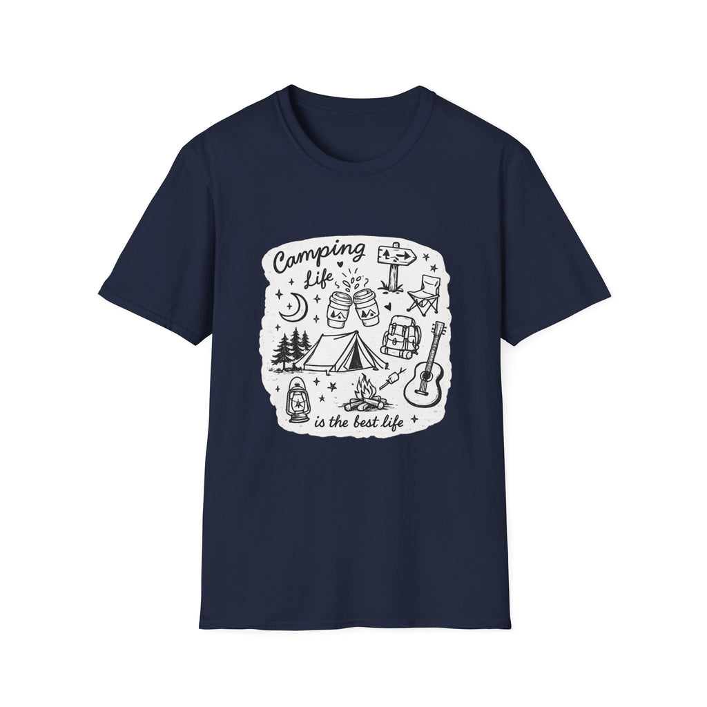 Camping Life T-Shirt — 'Camping Life is the Best Life' Graphic Tee for Outdoor Lovers