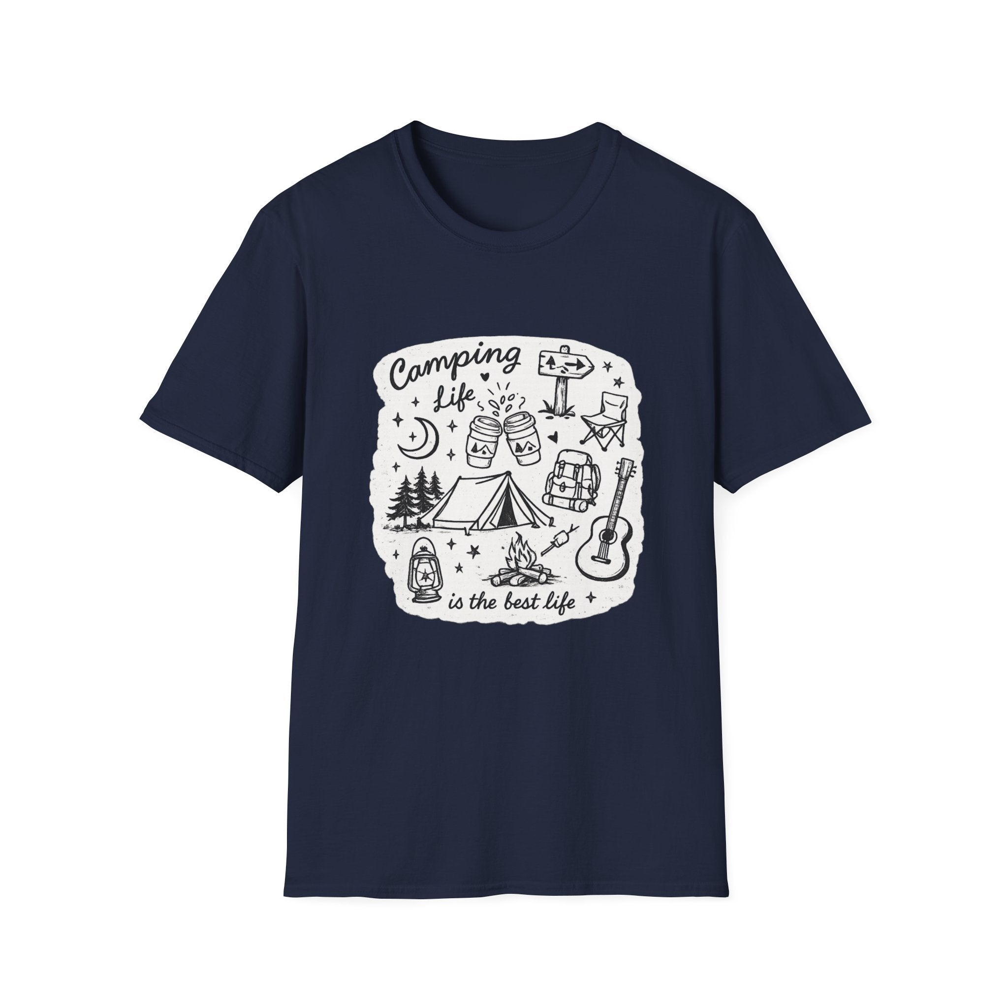 Camping Life T-Shirt — 'Camping Life is the Best Life' Graphic Tee for Outdoor Lovers