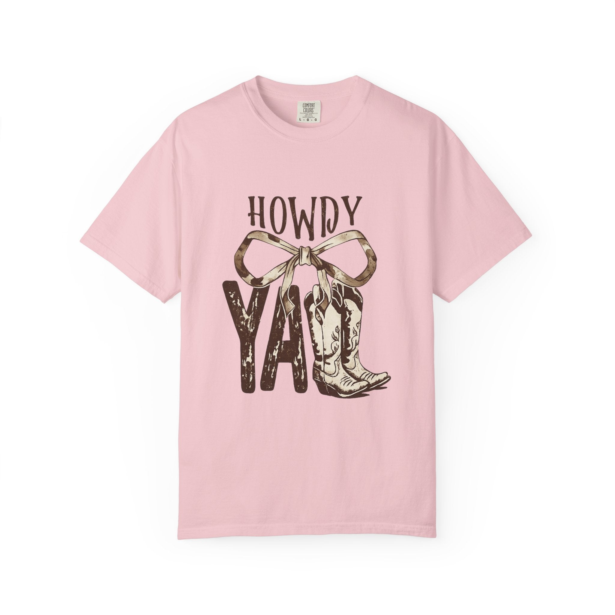 Howdy Y'all Cowboy Boots T-Shirt — Western Graphic Tee