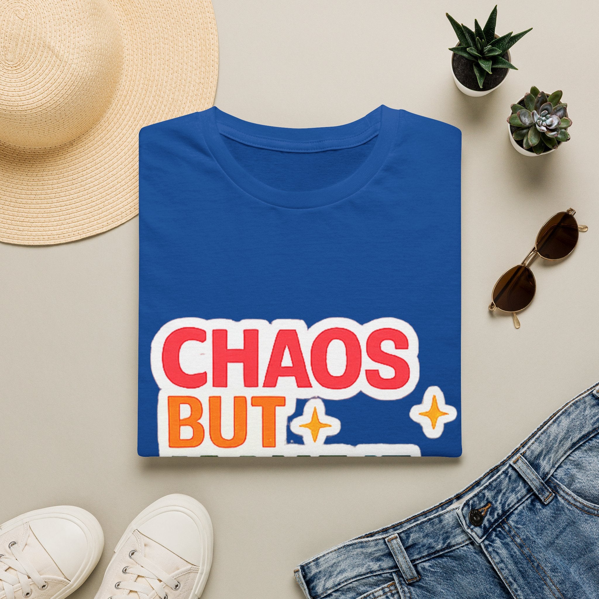 T-Shirt — "Chaos But Make It Academic" Retro Academic Humor Tee