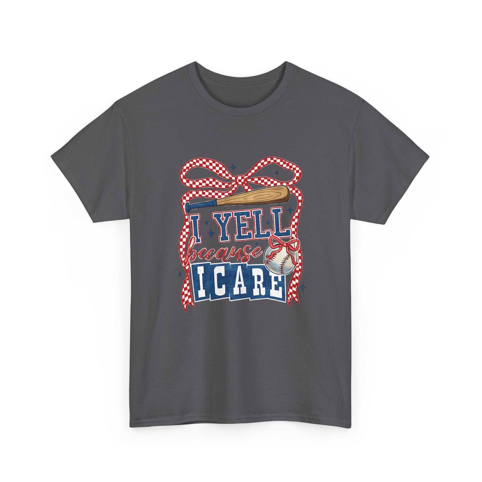 T-Shirt - I Yell Because I Care Patriotic Teacher Appreciation Tee
