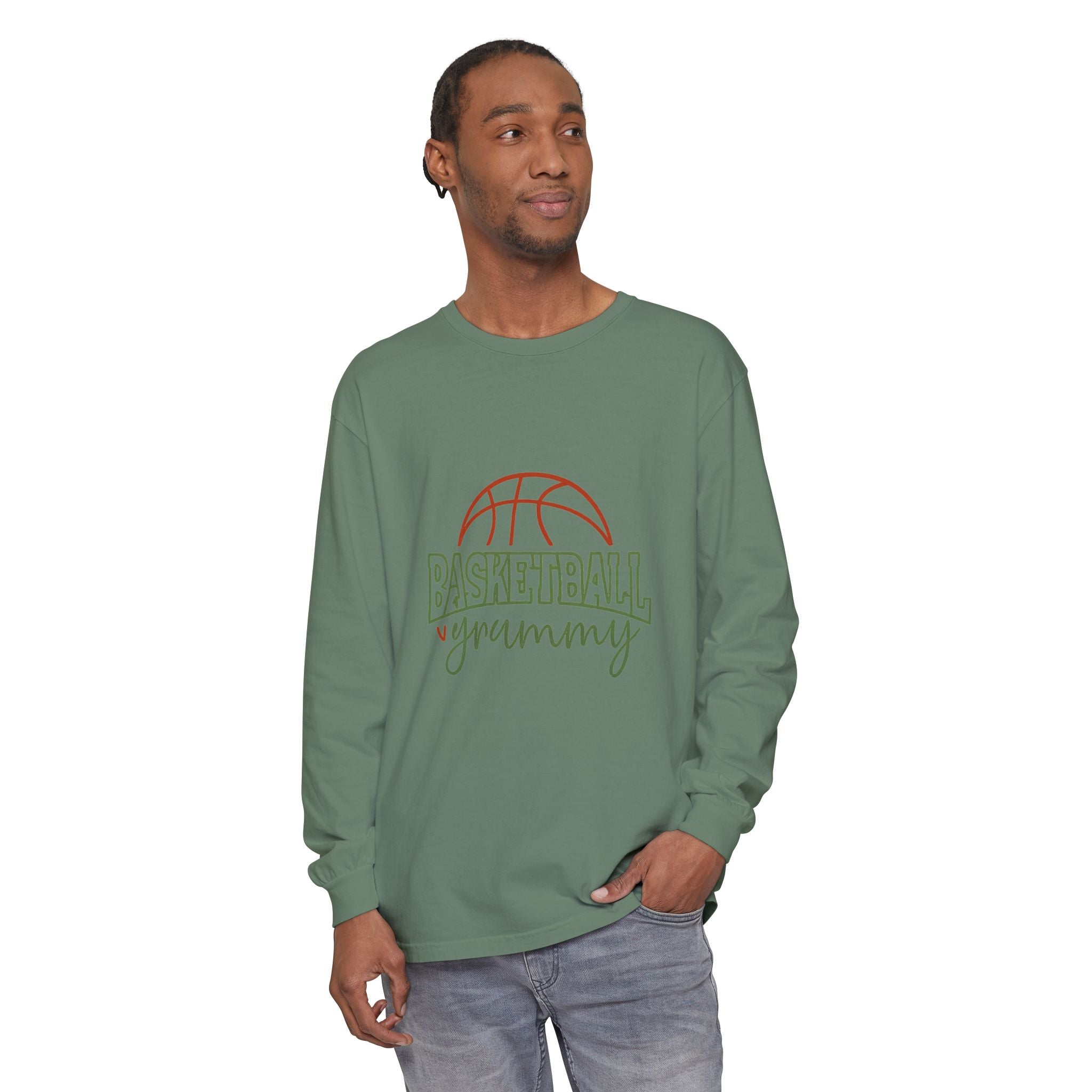 Basketball Mommy Long Sleeve Tee