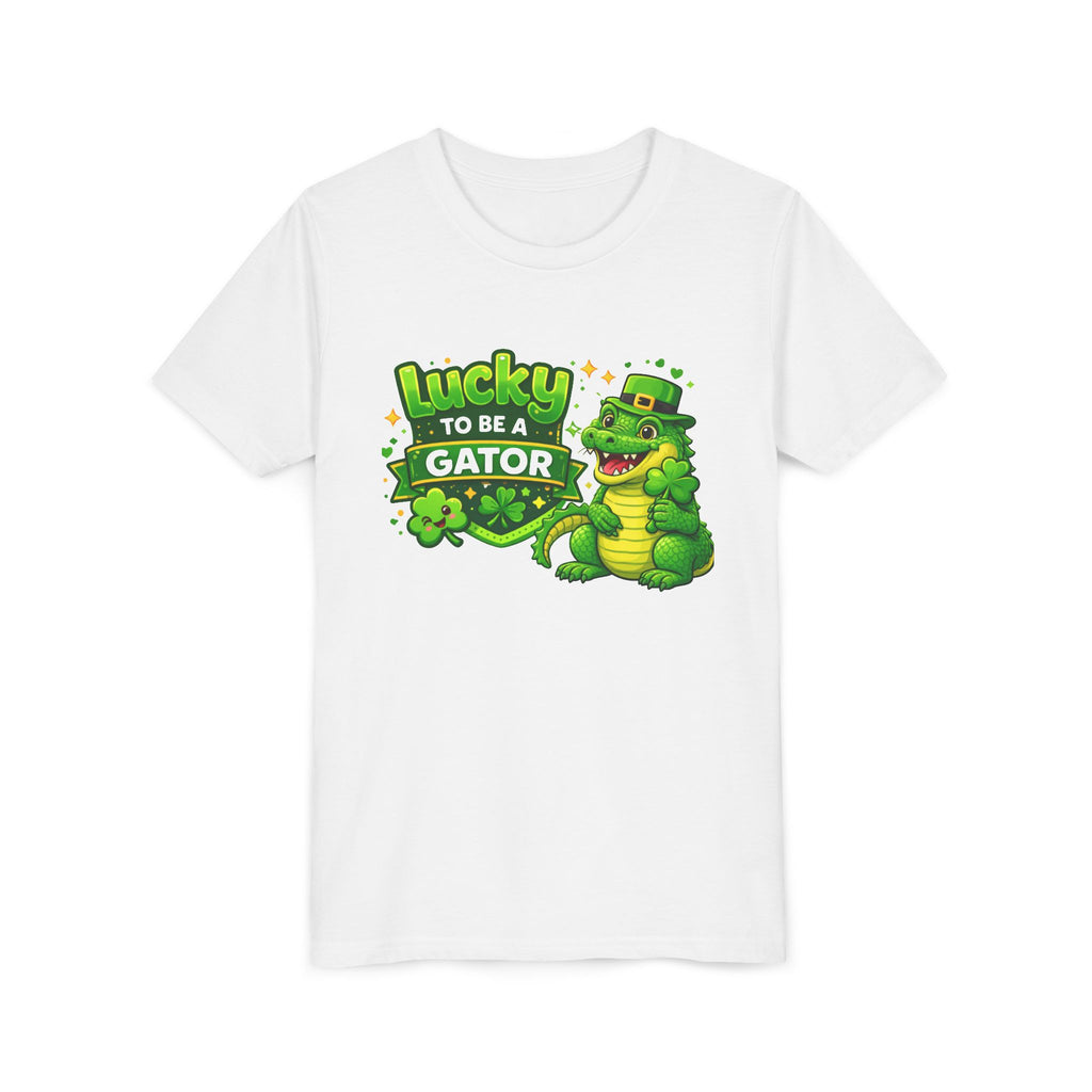 Kids "Lucky to Be a Gator" St. Patrick's Day Tee