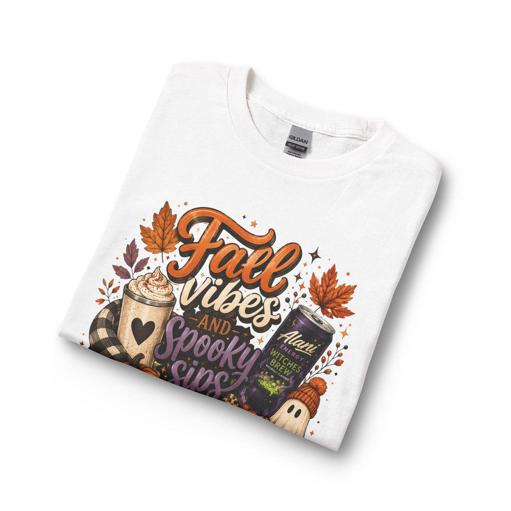 Fall Vibes and Spooky Sips Long Sleeve Tee
