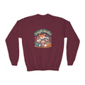 Youth Sweatshirt — "Snuggle Weather" Forest Animal Crewneck