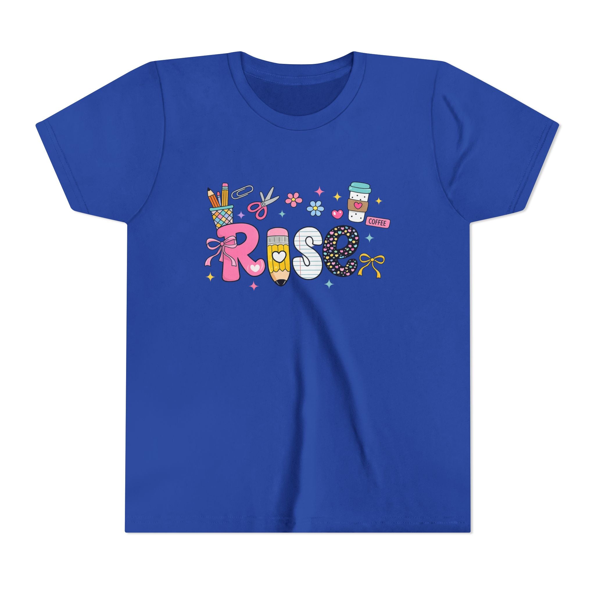 Youth Tee — Cute Personalized "Rose" Name Graphic Shirt for Kids