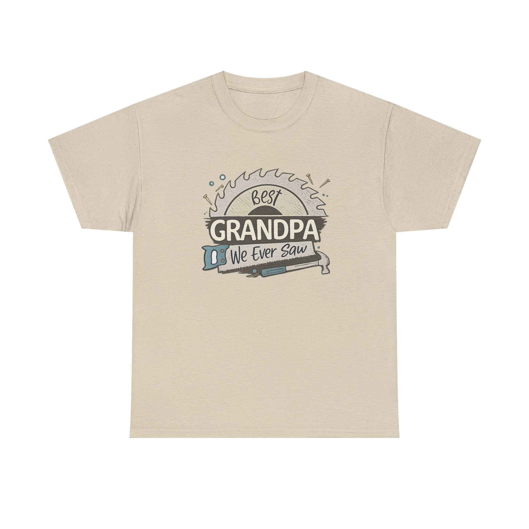 Grandpa T-Shirt — "Best Grandpa We Ever Saw" Vintage Gift Tee for Father’s Day