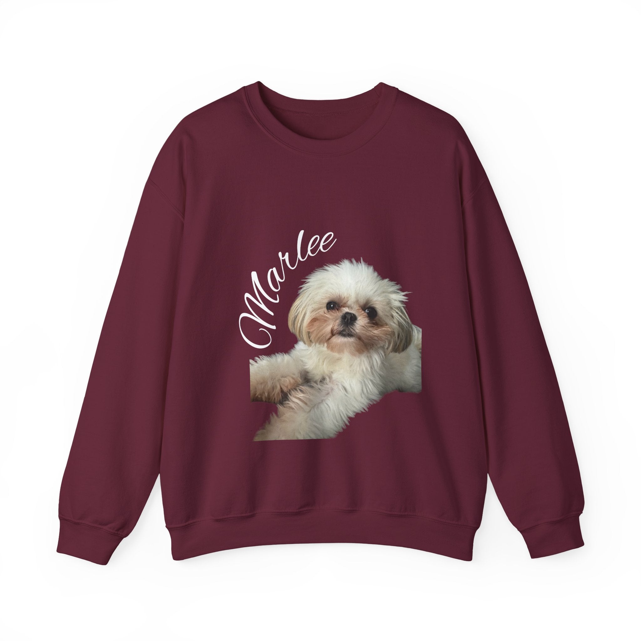 Cute Shih Tzu Puppy Crewneck Sweatshirt — Cozy Dog Lover Pullover