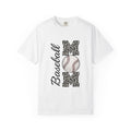 Baseball Mom Leopard Print T-Shirt — Baseball Mom Tee with Baseball Graphic