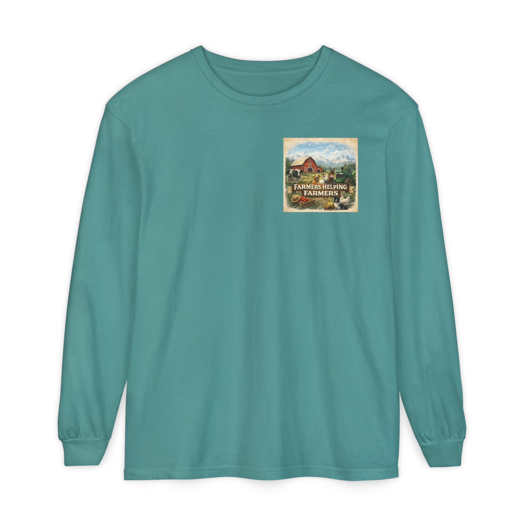 Farmers Helping Farmers Long Sleeve Tee