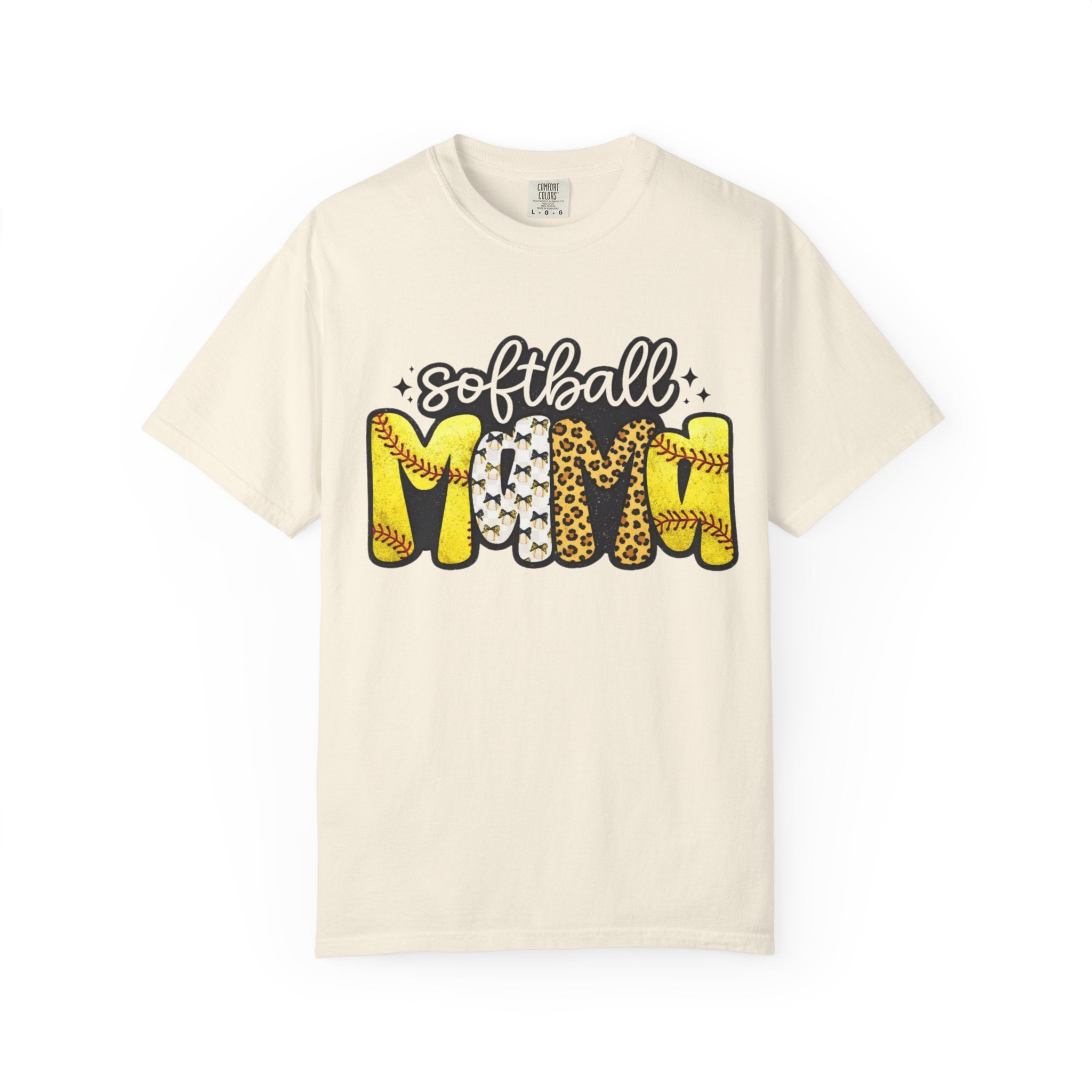 Softball Mom T-Shirt — Leopard & Stitch Graphic Tee